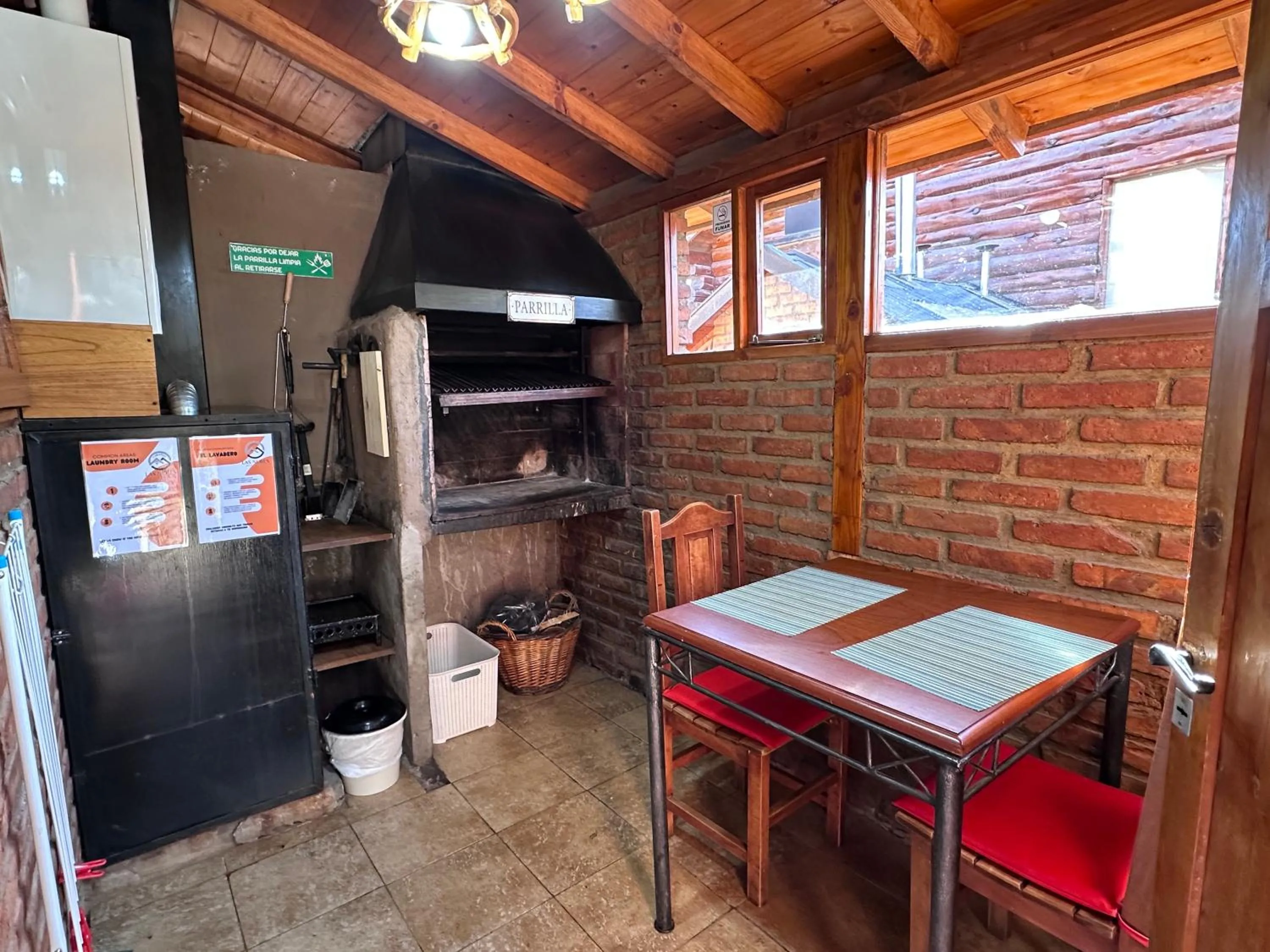 BBQ facilities in Cabañas Las Nubes