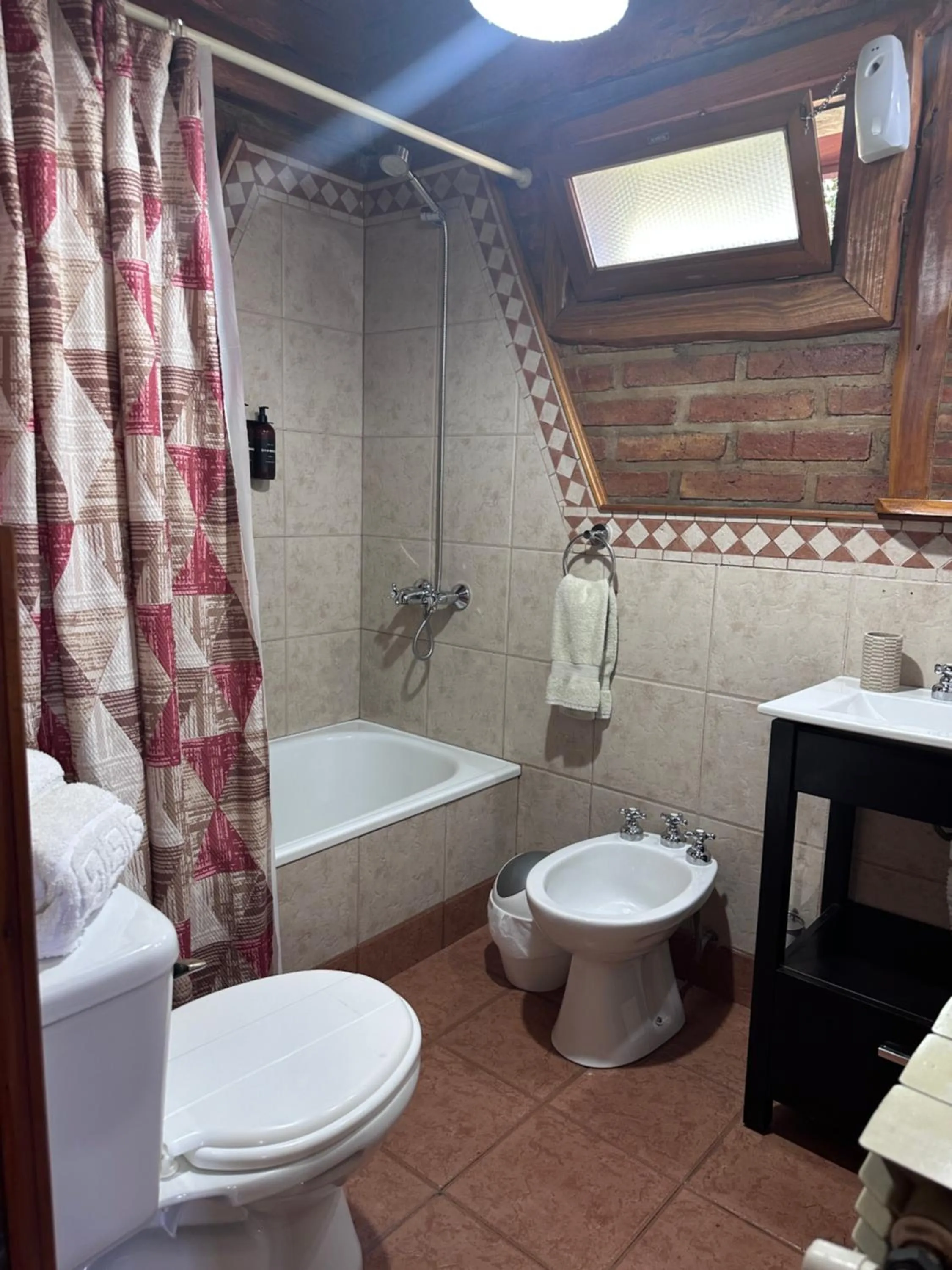 Shower in Cabañas Las Nubes