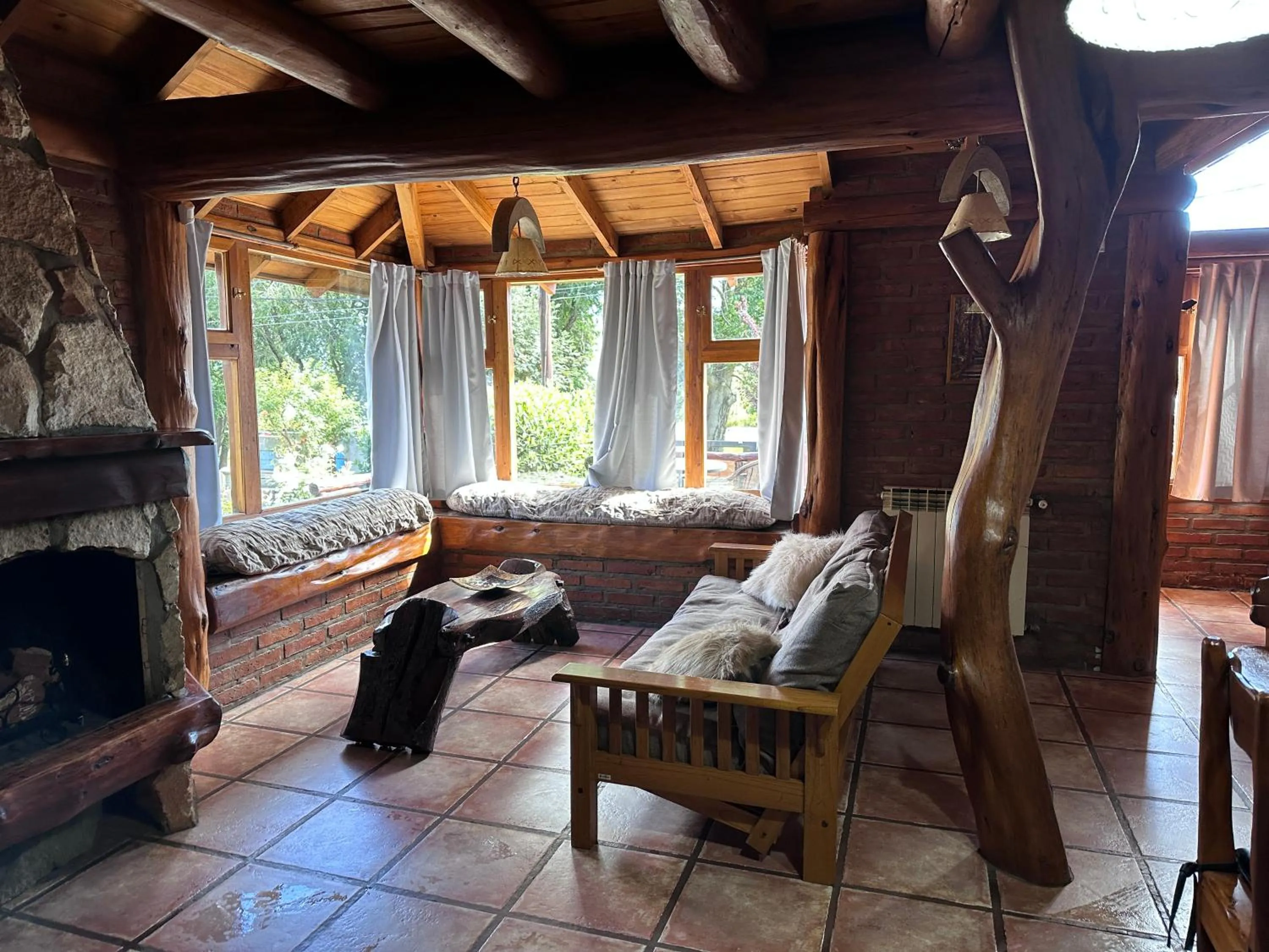 Seating area in Cabañas Las Nubes