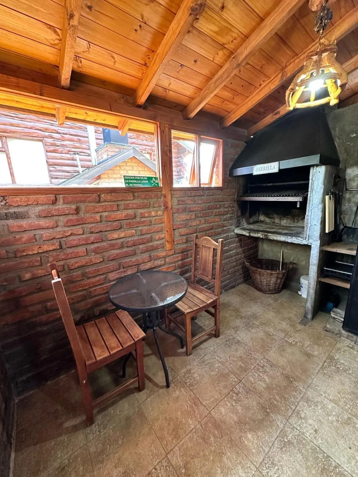 BBQ facilities in Cabañas Las Nubes