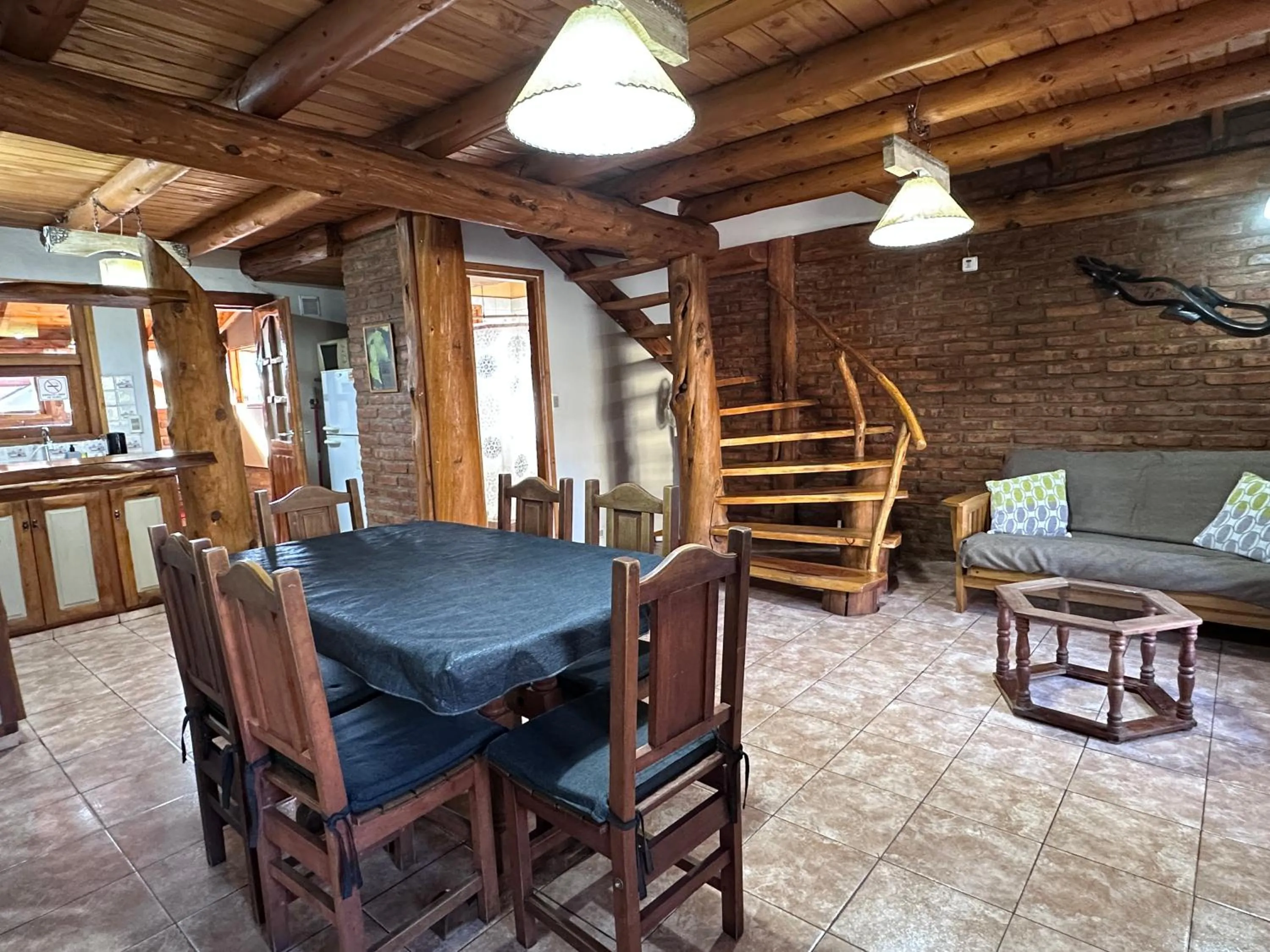 Living room in Cabañas Las Nubes