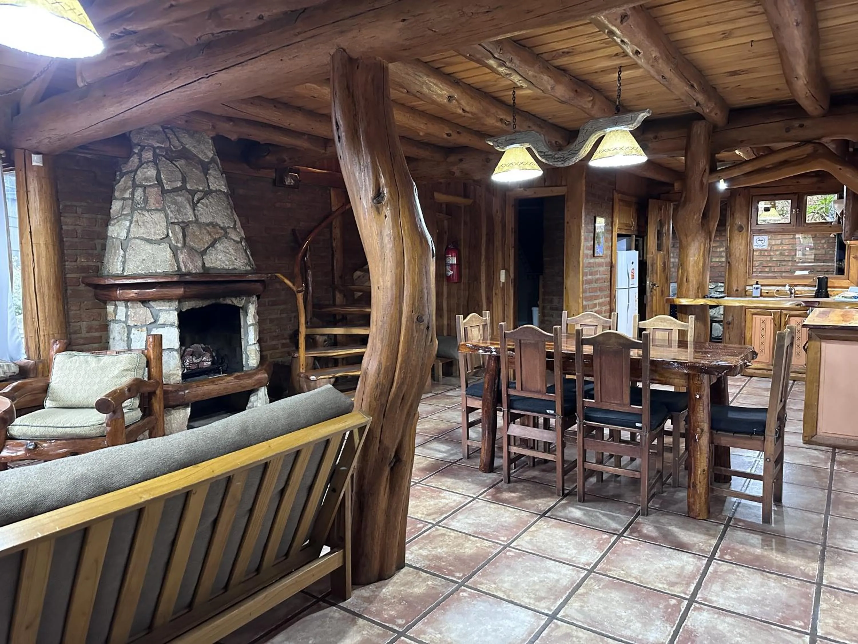 Seating area in Cabañas Las Nubes