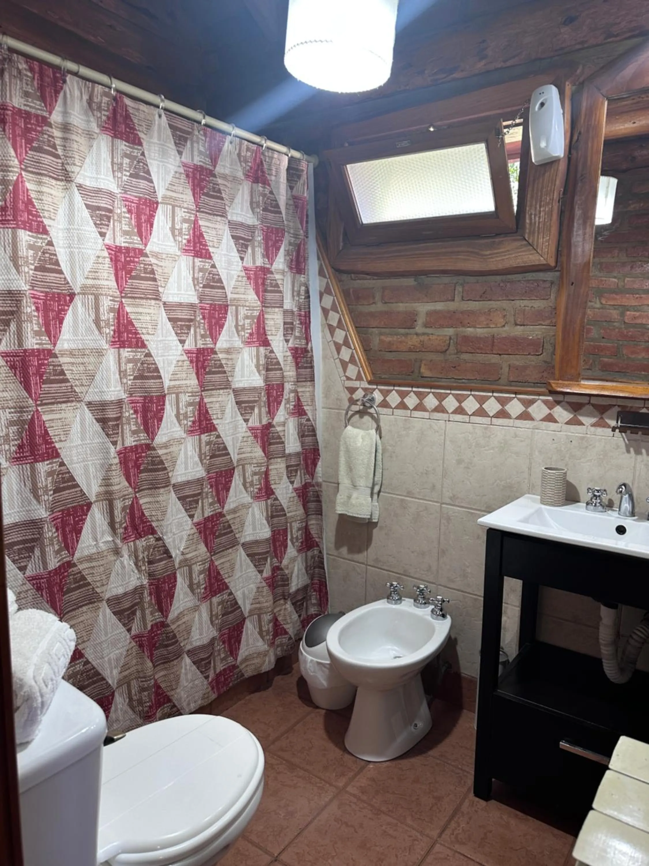 Shower in Cabañas Las Nubes
