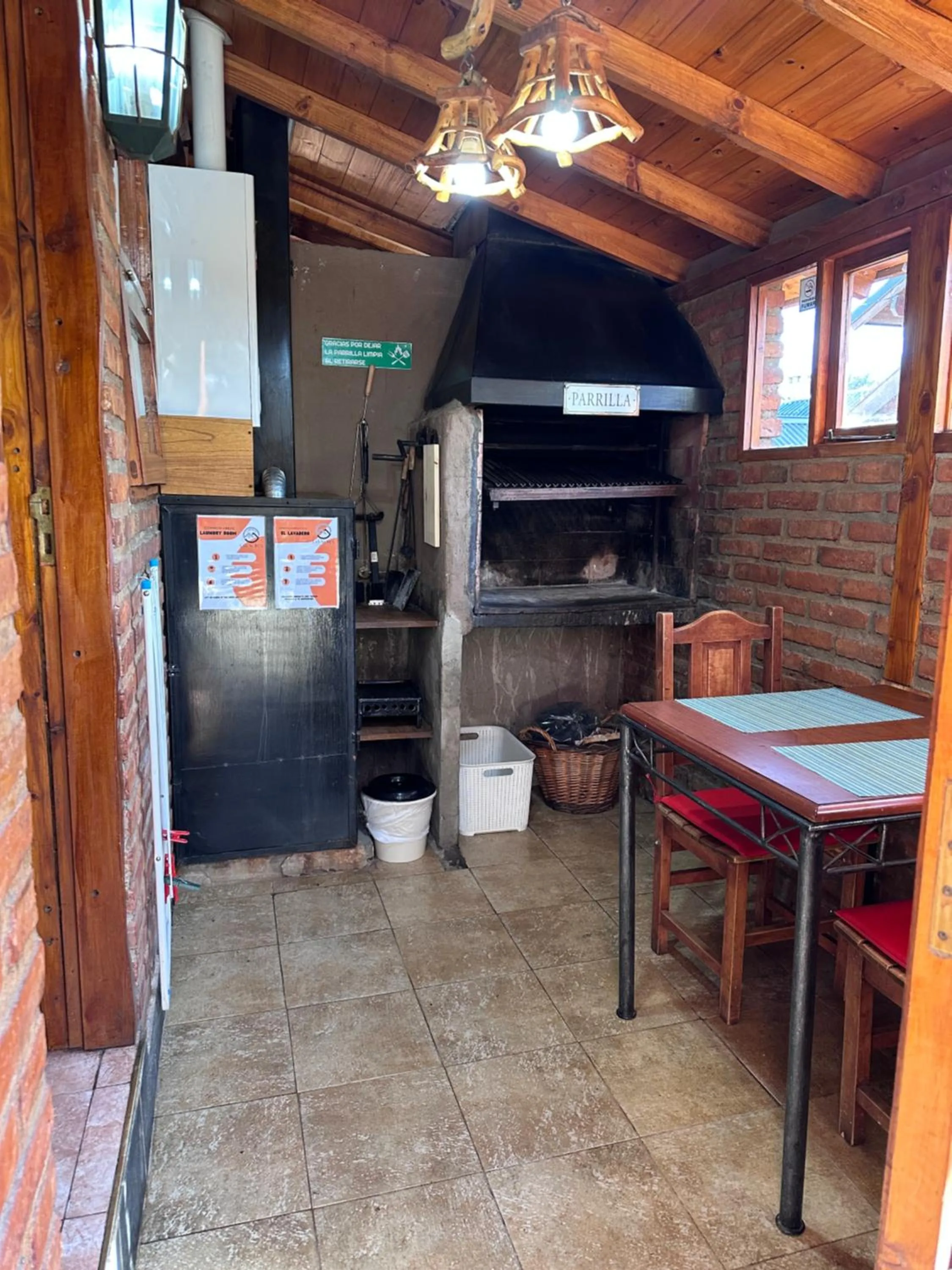 BBQ facilities in Cabañas Las Nubes