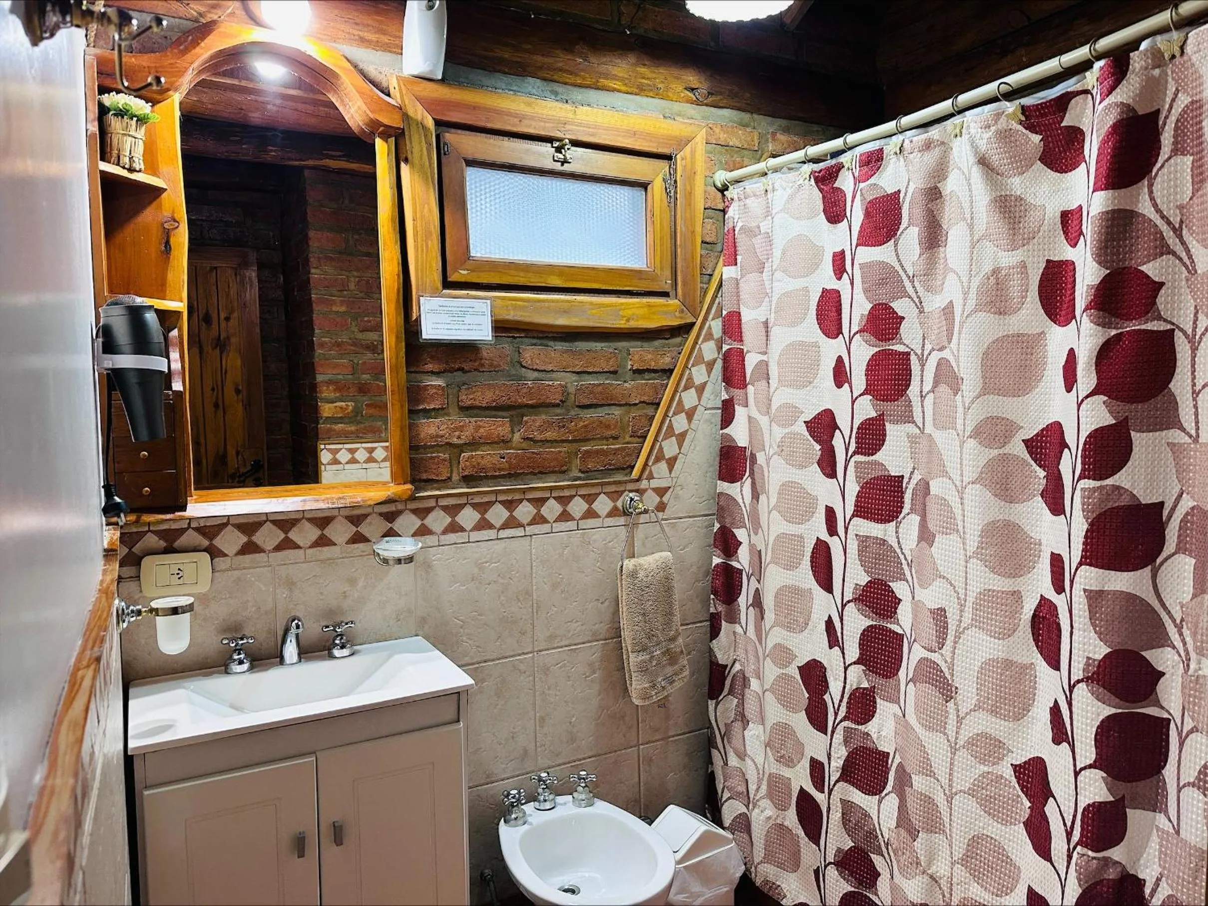 Bathroom in Cabañas Las Nubes