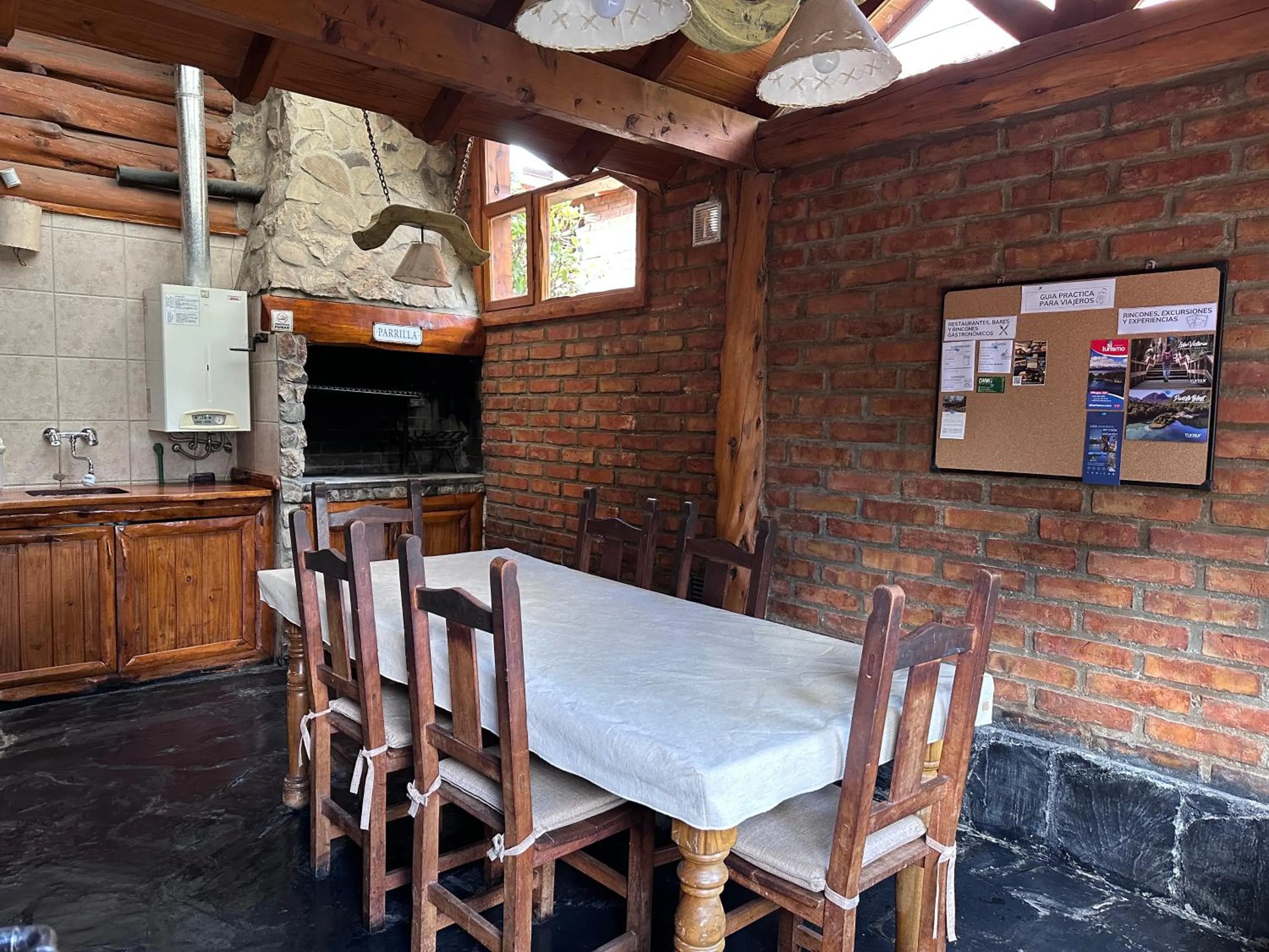 BBQ facilities in Cabañas Las Nubes
