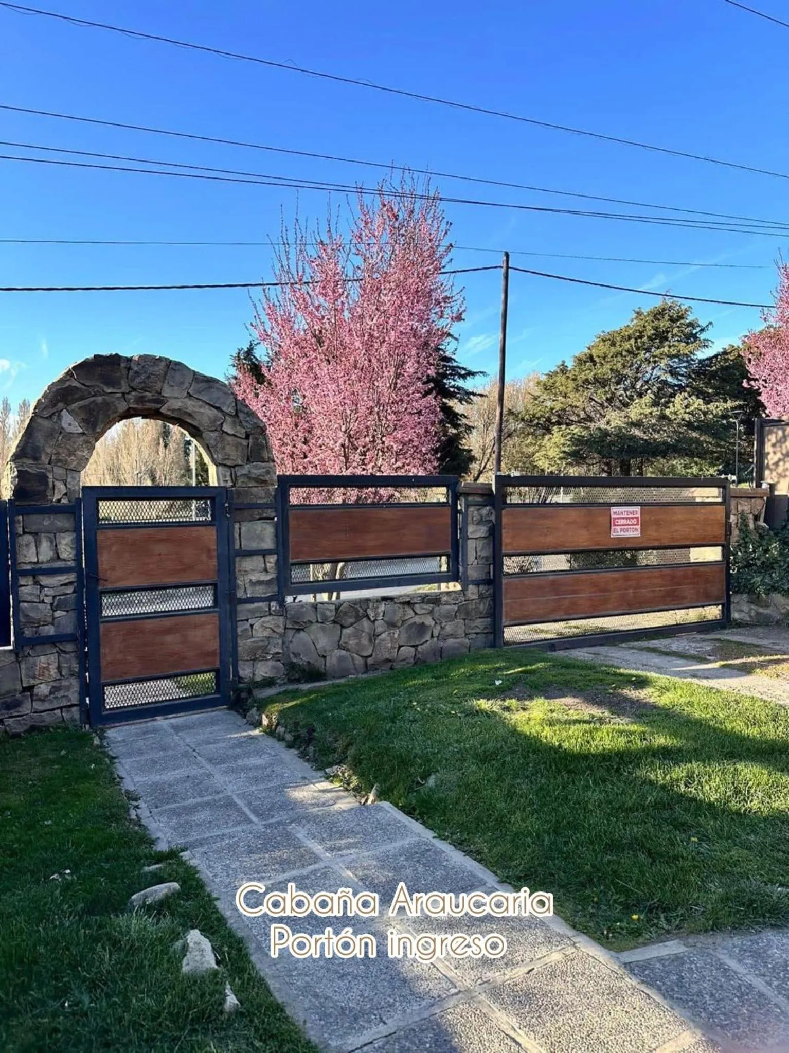 Patio in Cabañas Las Nubes