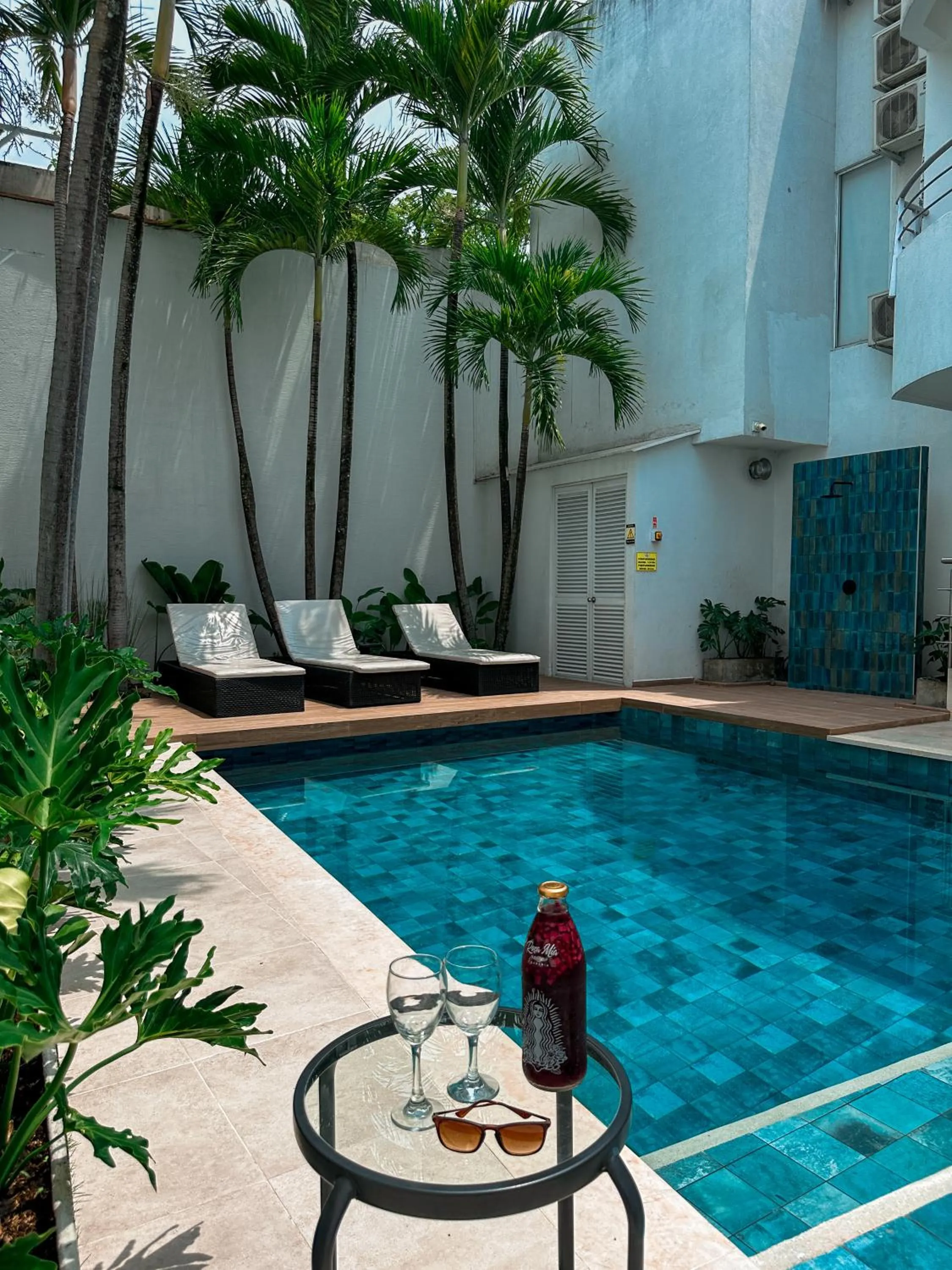 Swimming pool in Malik Hotel Boutique