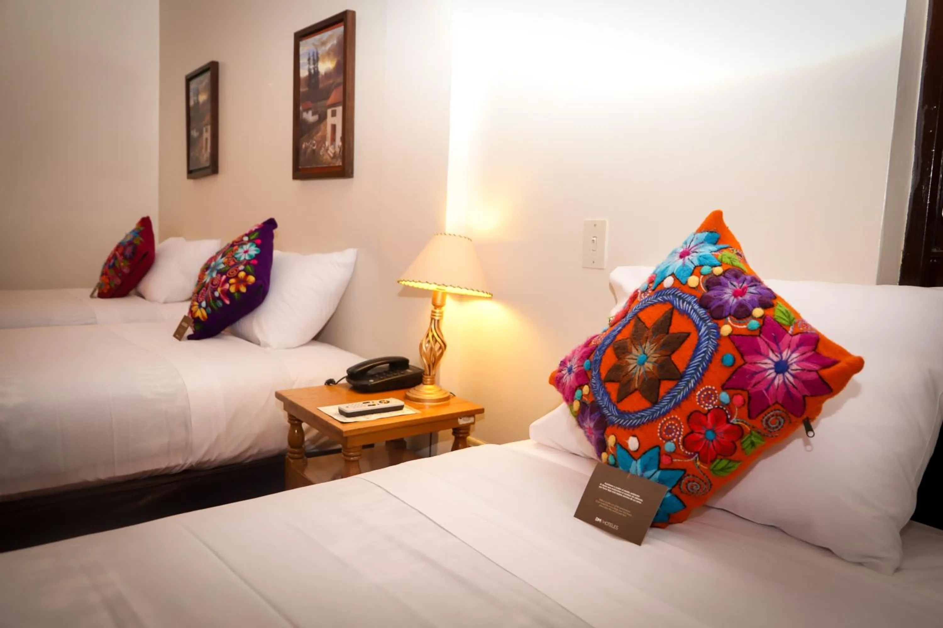 Bed in DM Hoteles Ayacucho