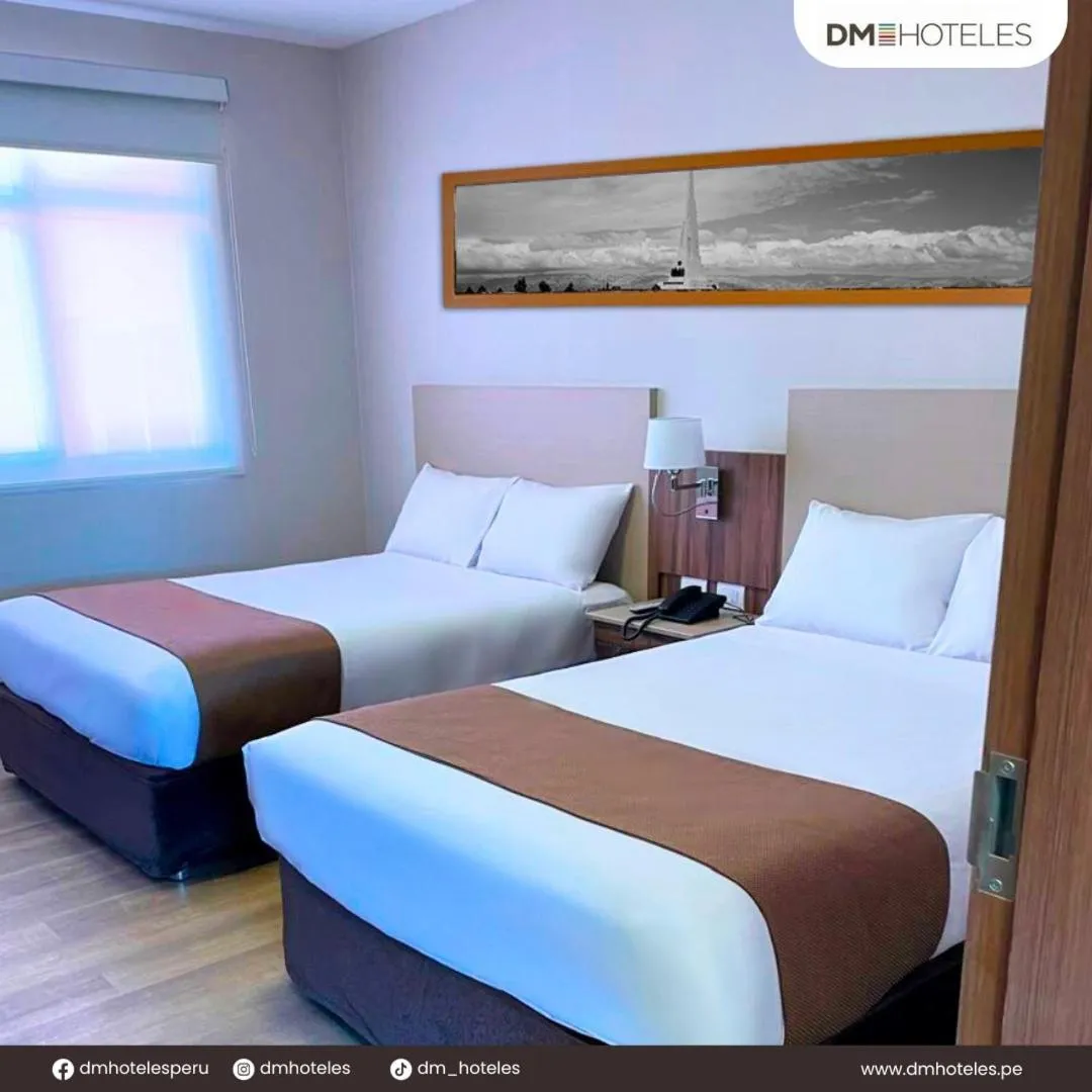 Bed in DM Hoteles Ayacucho