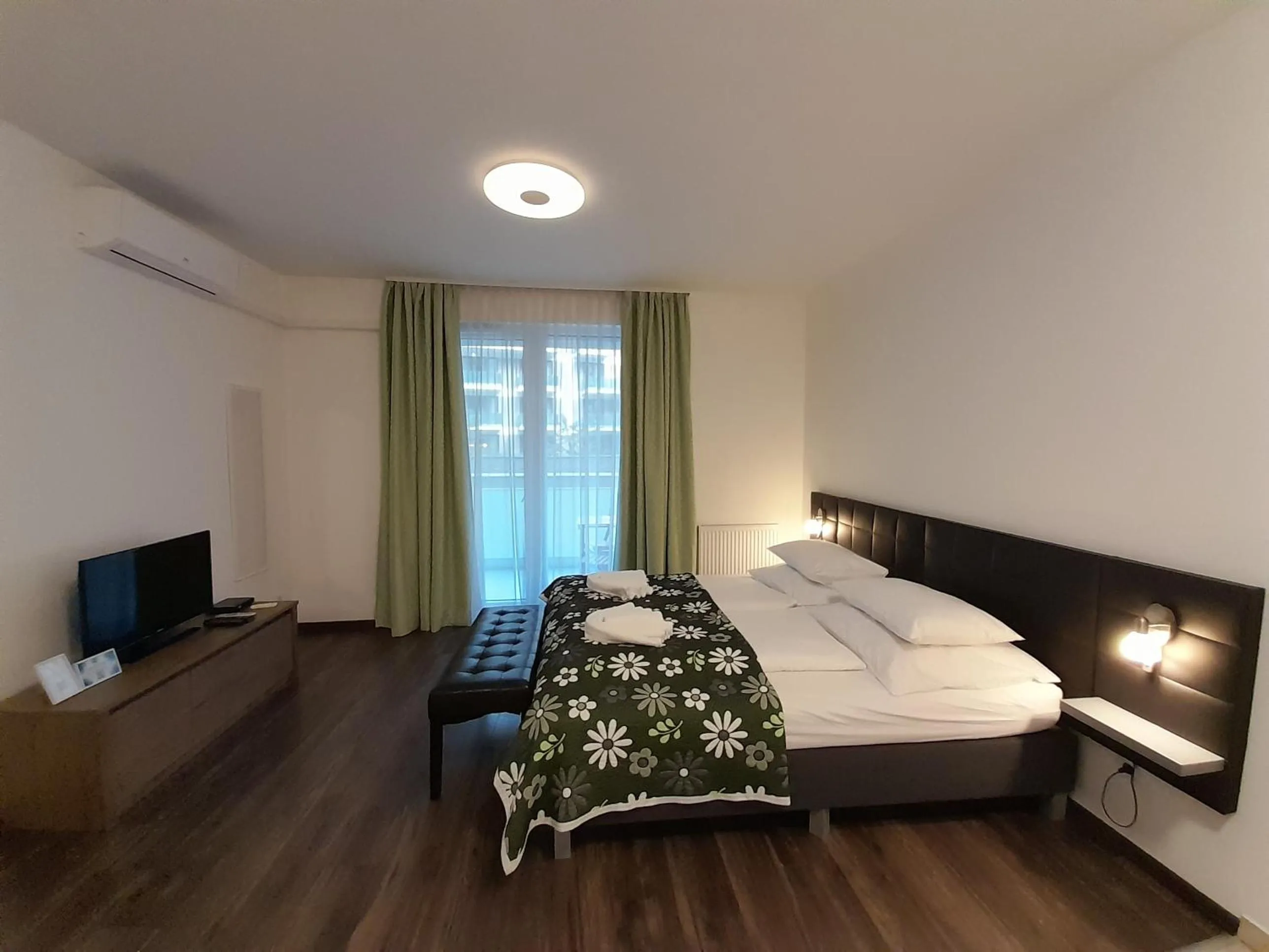 Bed in Corvin Residence Apartments