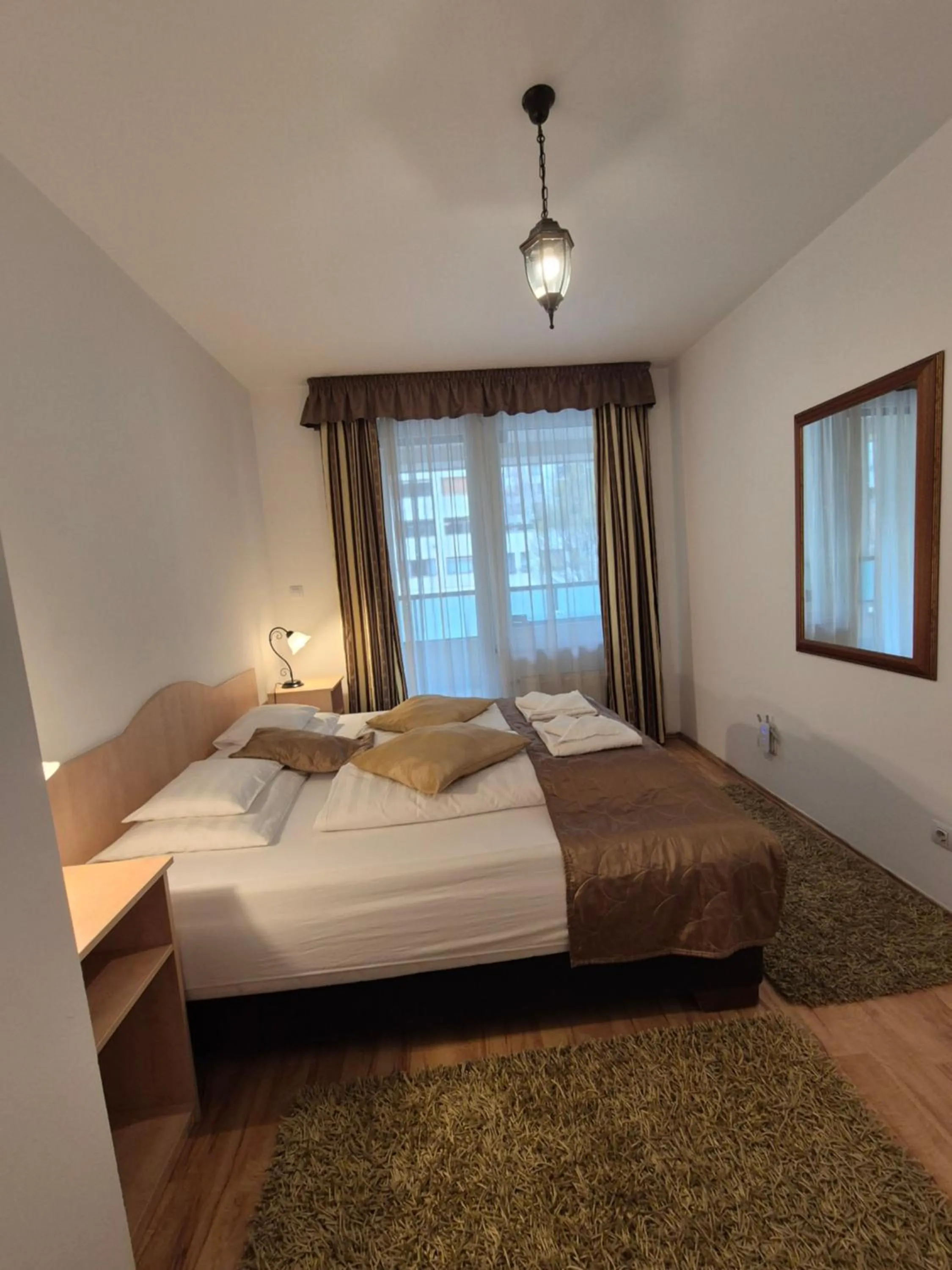 Bed in Corvin Residence Apartments