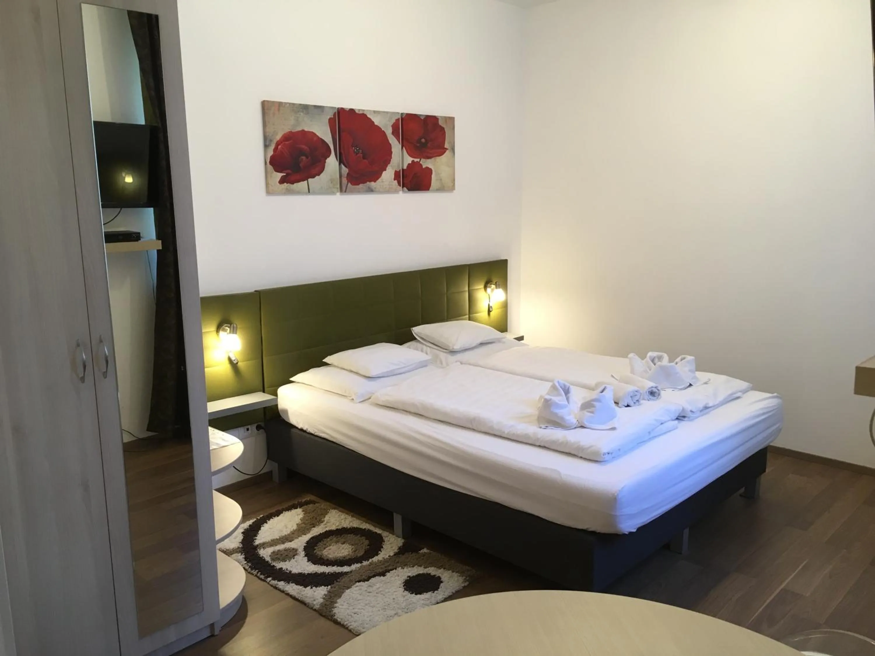 Bed in Corvin Residence Apartments