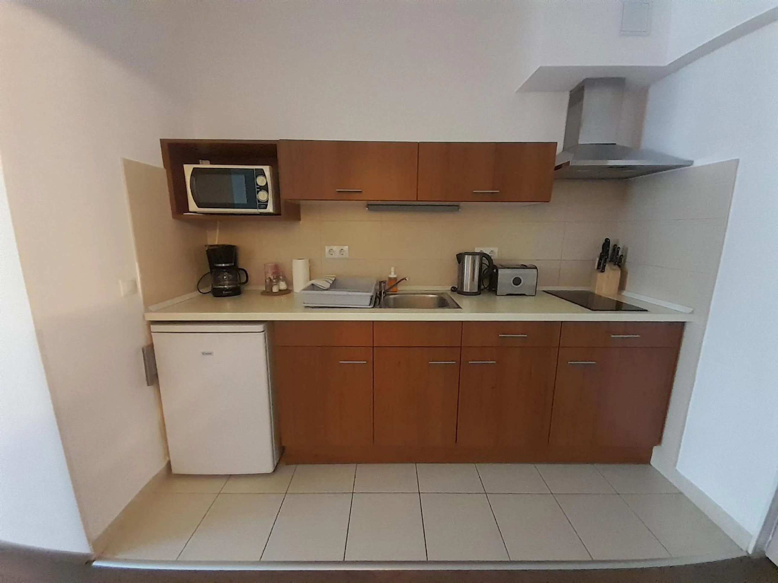 kitchen in Corvin Residence Apartments