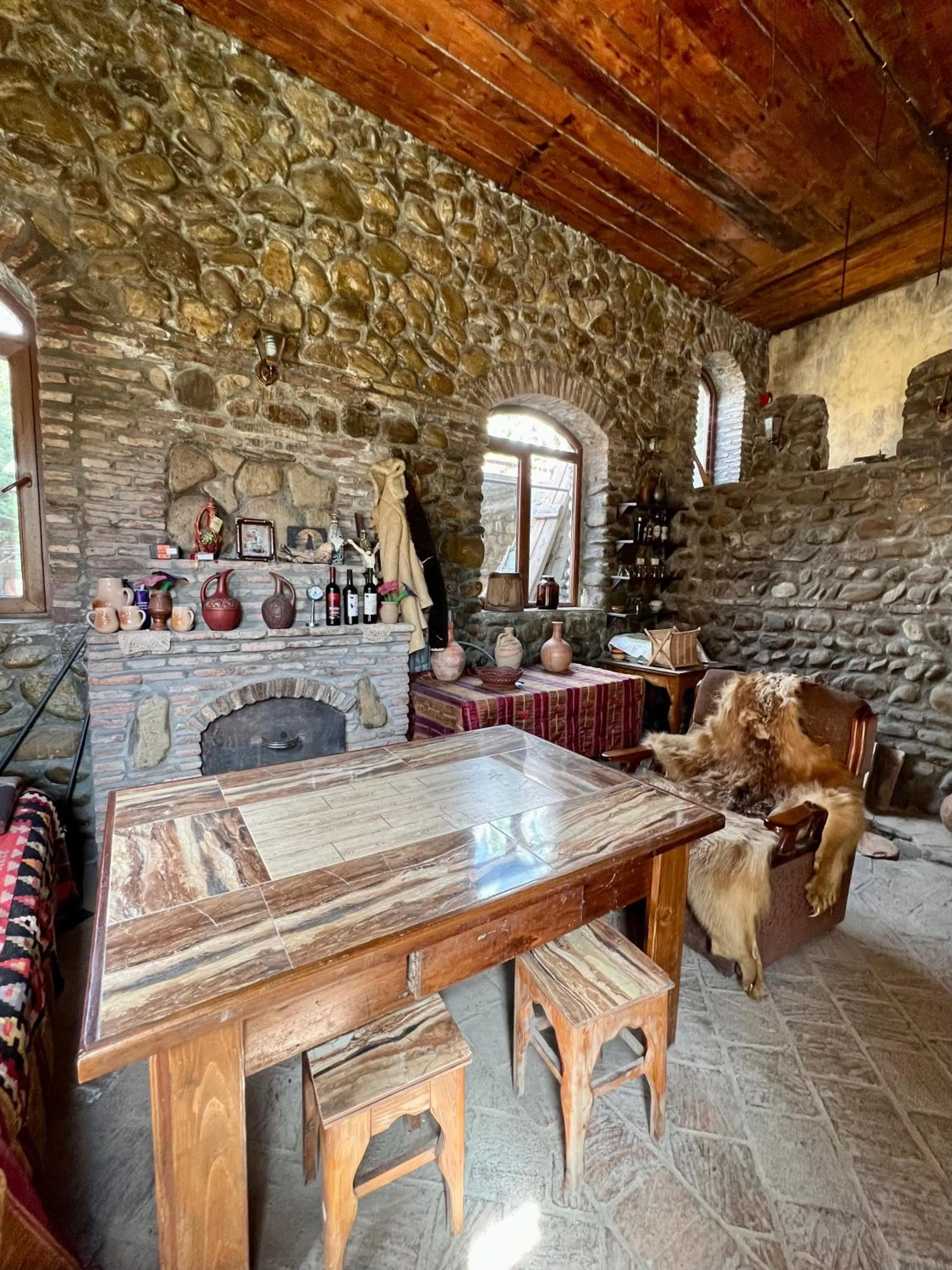 Seating area in Guest House Lali