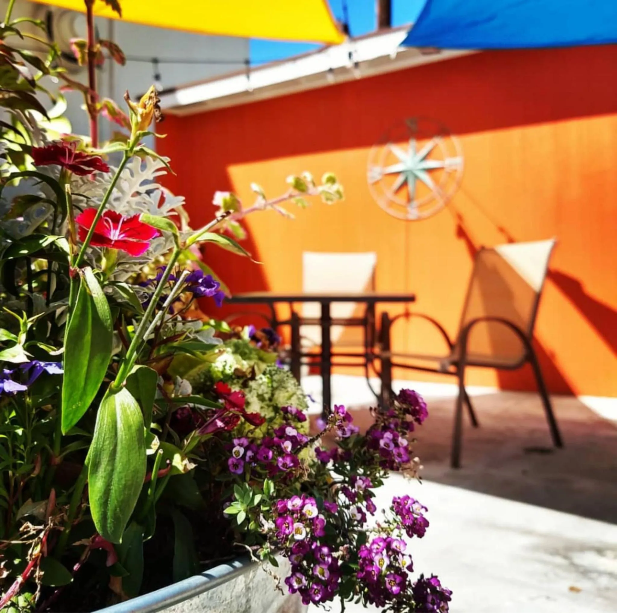 Patio in Anchor Pointe Inn