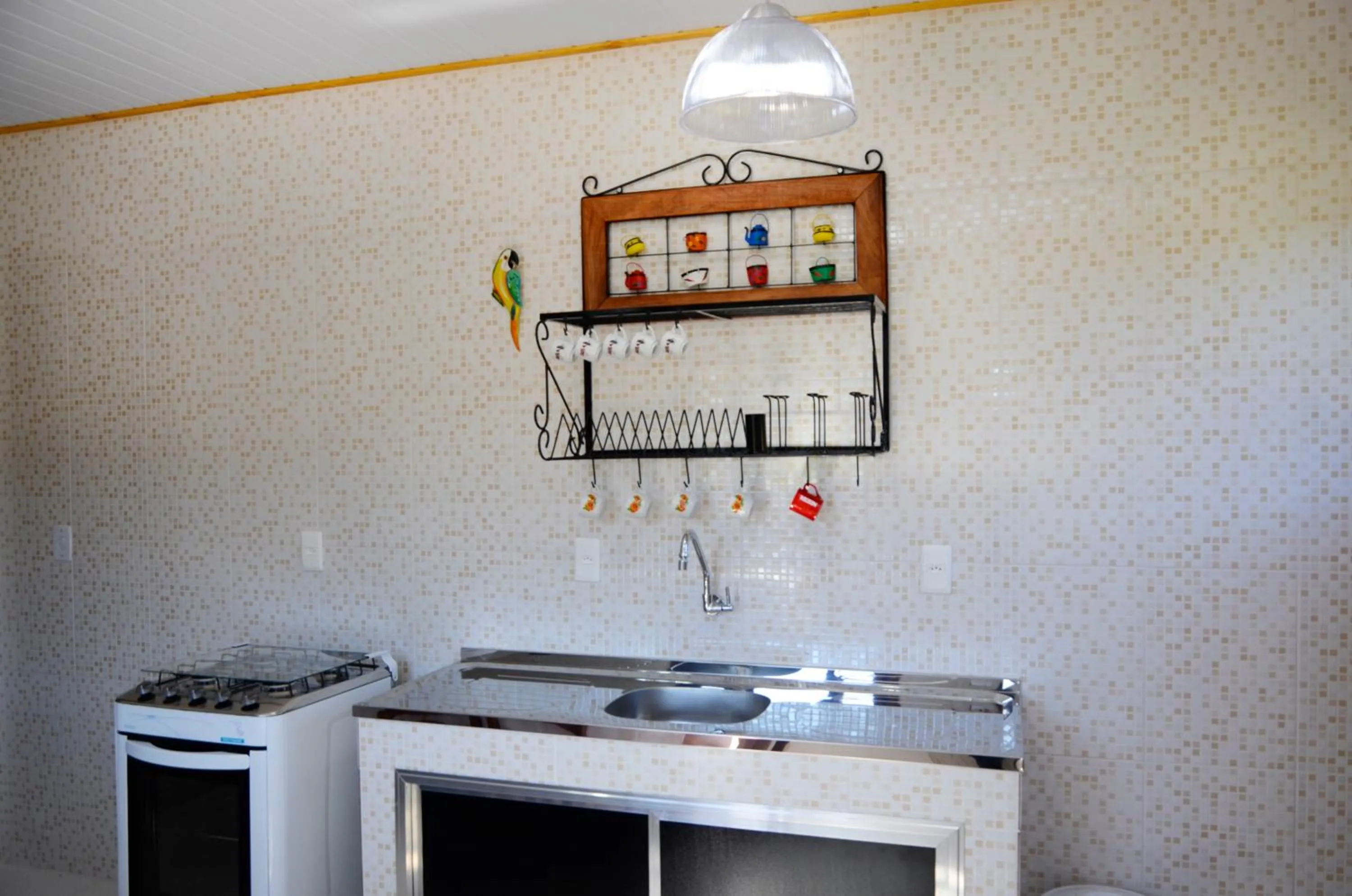 Kitchen or kitchenette in Pousada Sabor da Serra