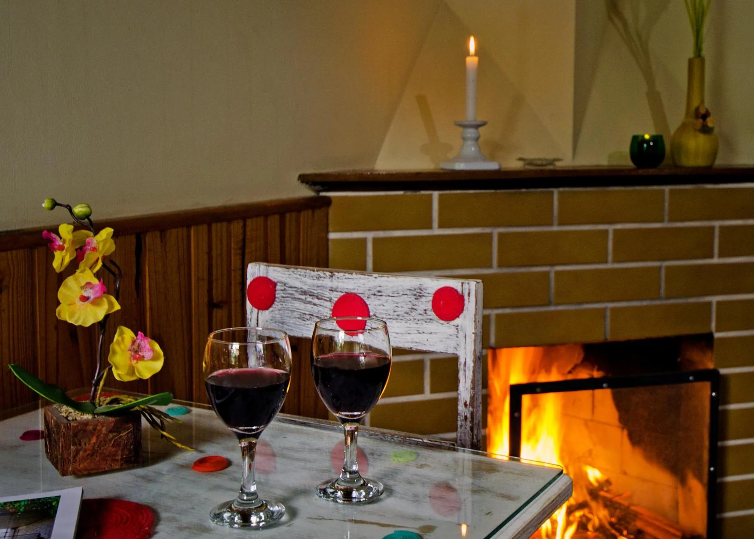 Dining area in Pousada Sabor da Serra