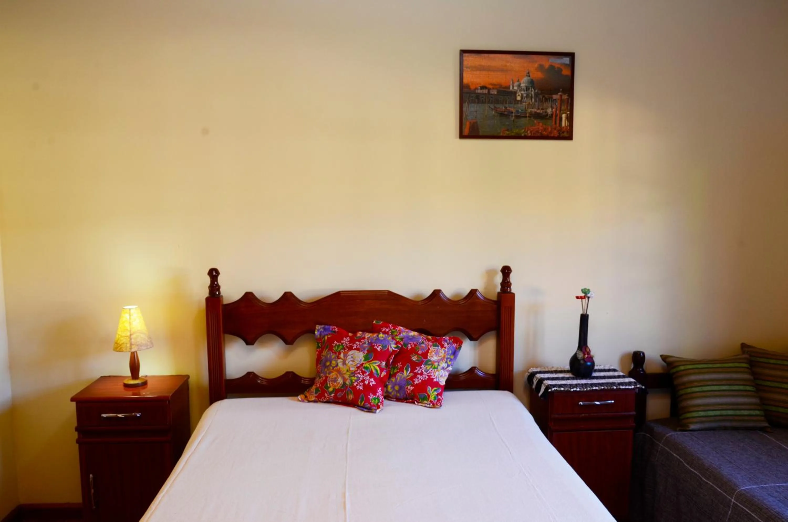 Bed in Pousada Sabor da Serra