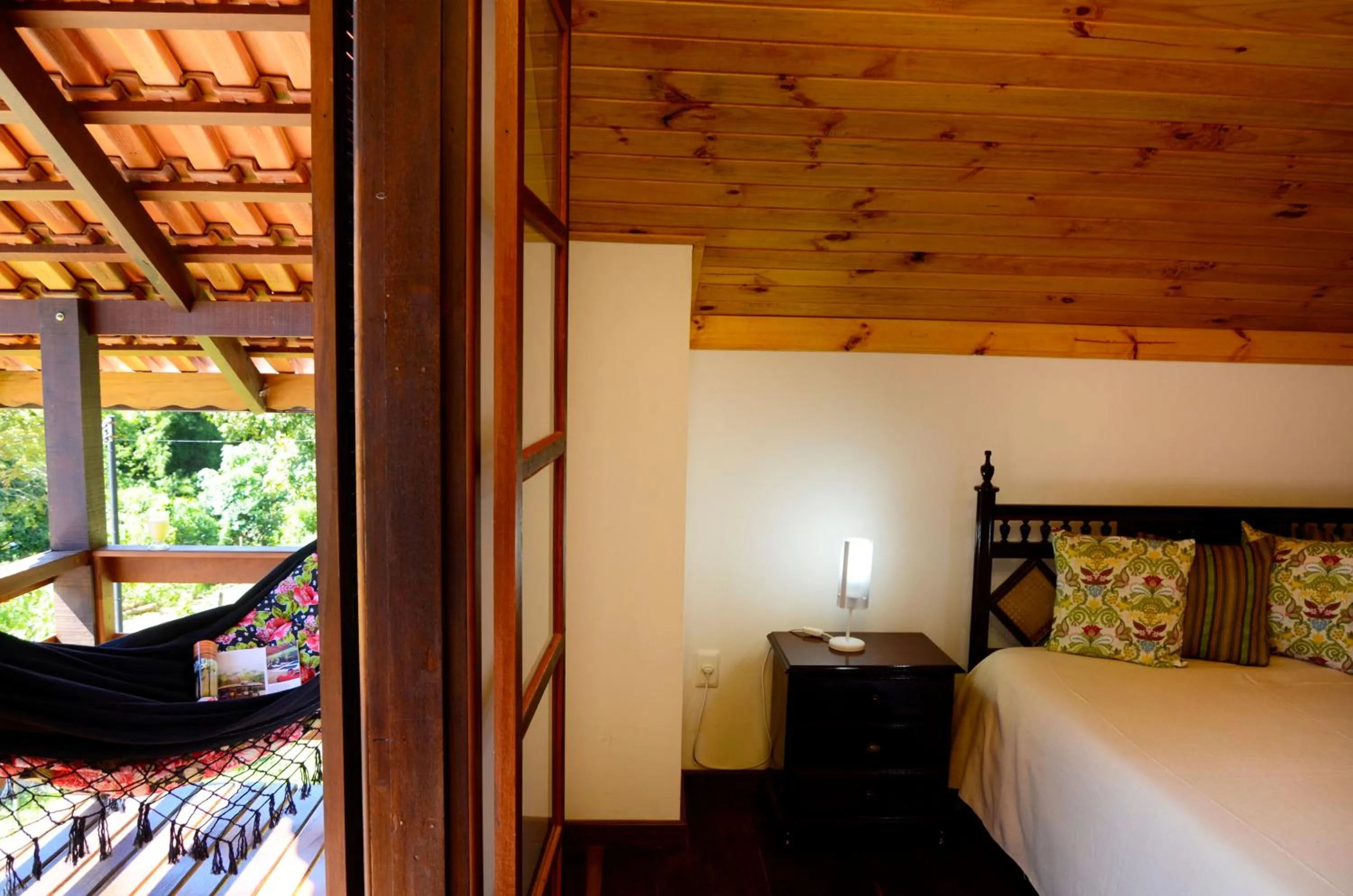 Bed in Pousada Sabor da Serra