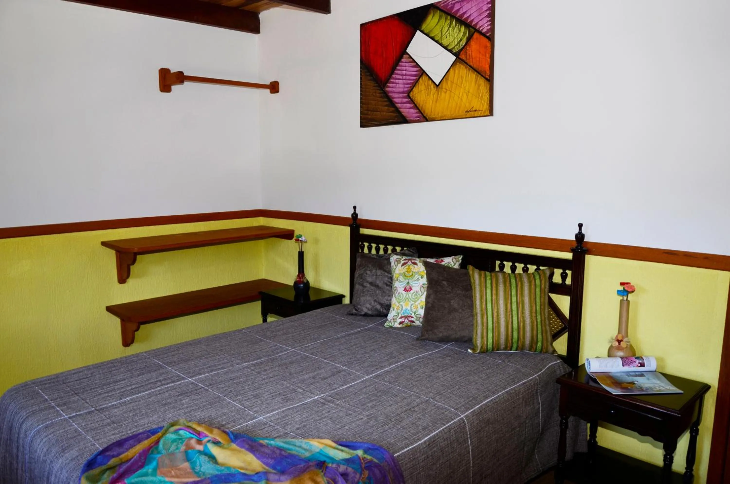 Bed in Pousada Sabor da Serra