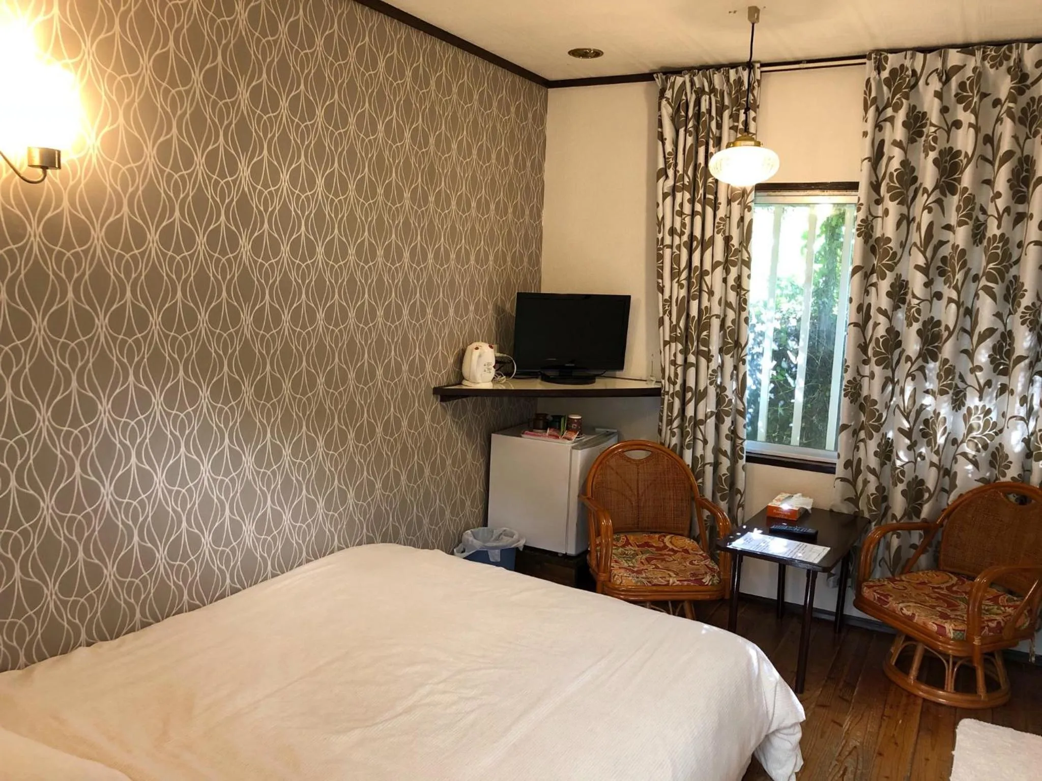 Bed in Shirahama Hotel