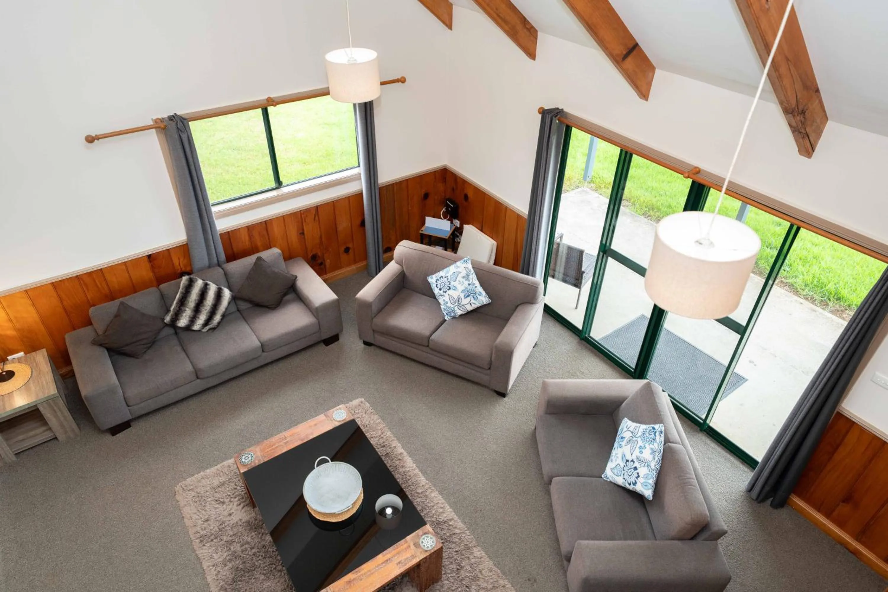 Living room in Ferny Lane House