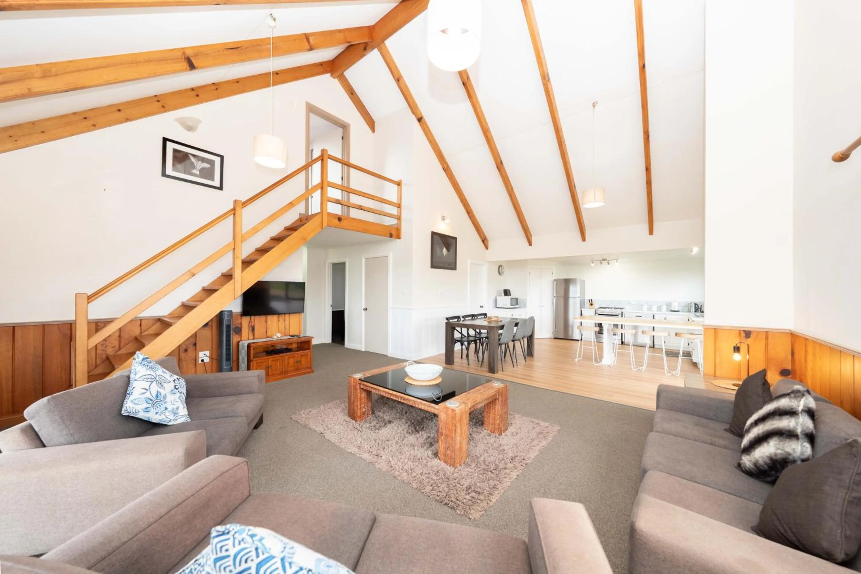 Living room in Ferny Lane House