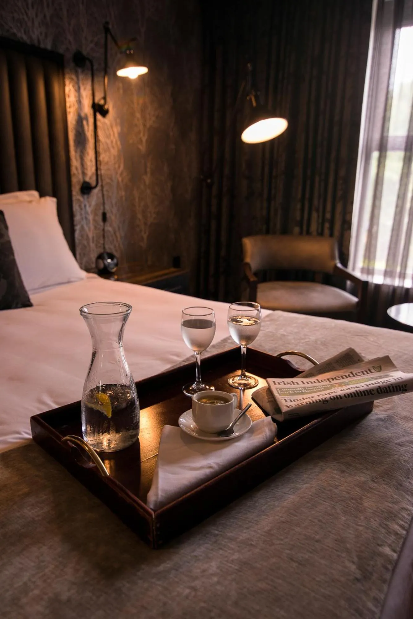 Decorative detail, Bed in The Twelve Hotel