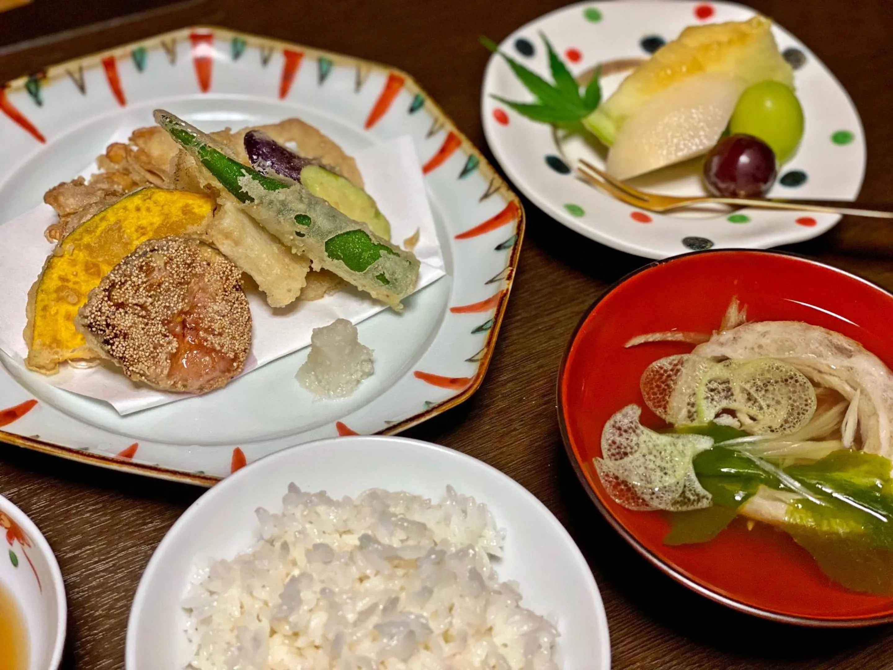 Food close-up in Shokinkan