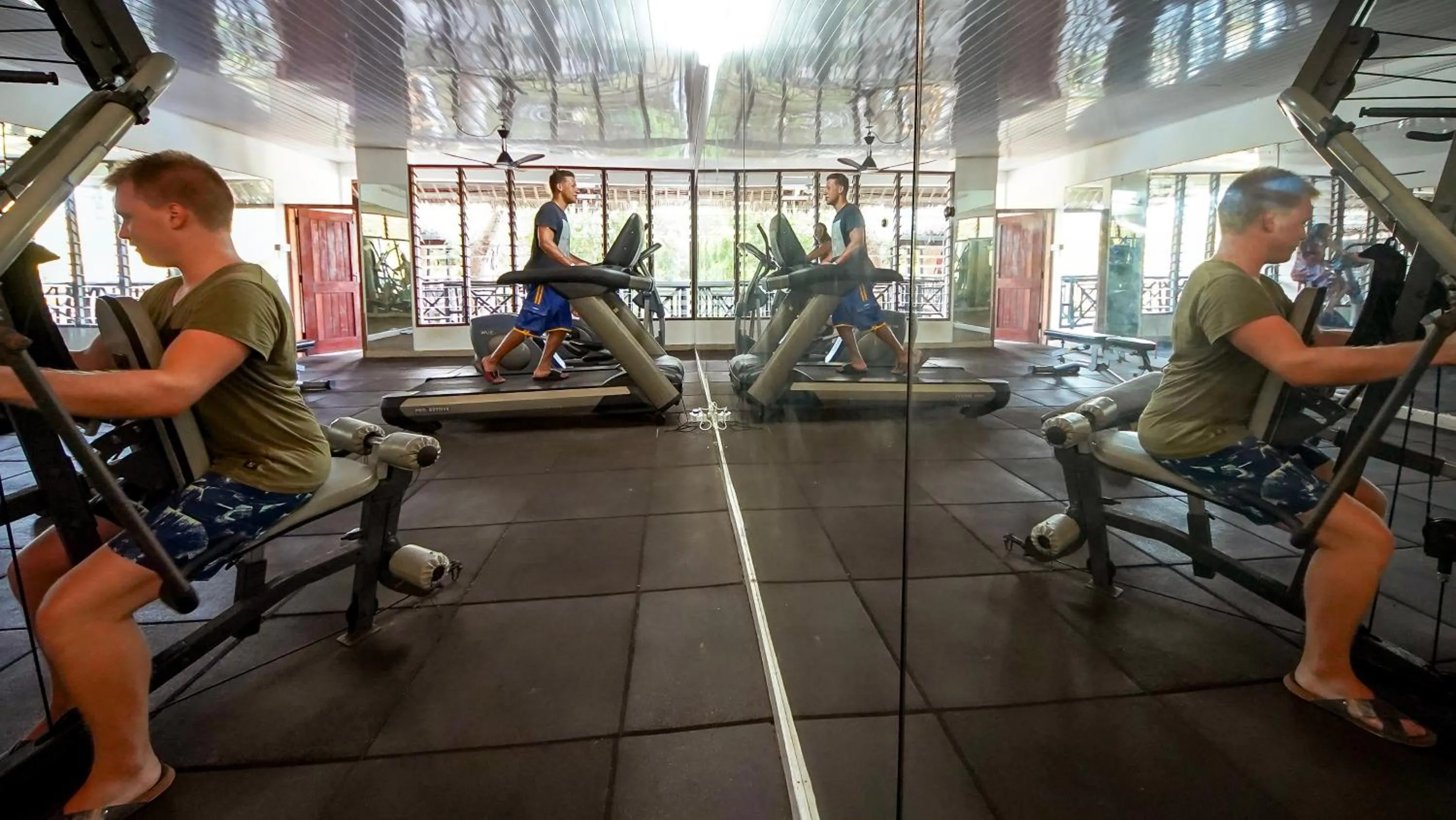 Fitness centre/facilities in Papillon Lagoon Reef Hotel
