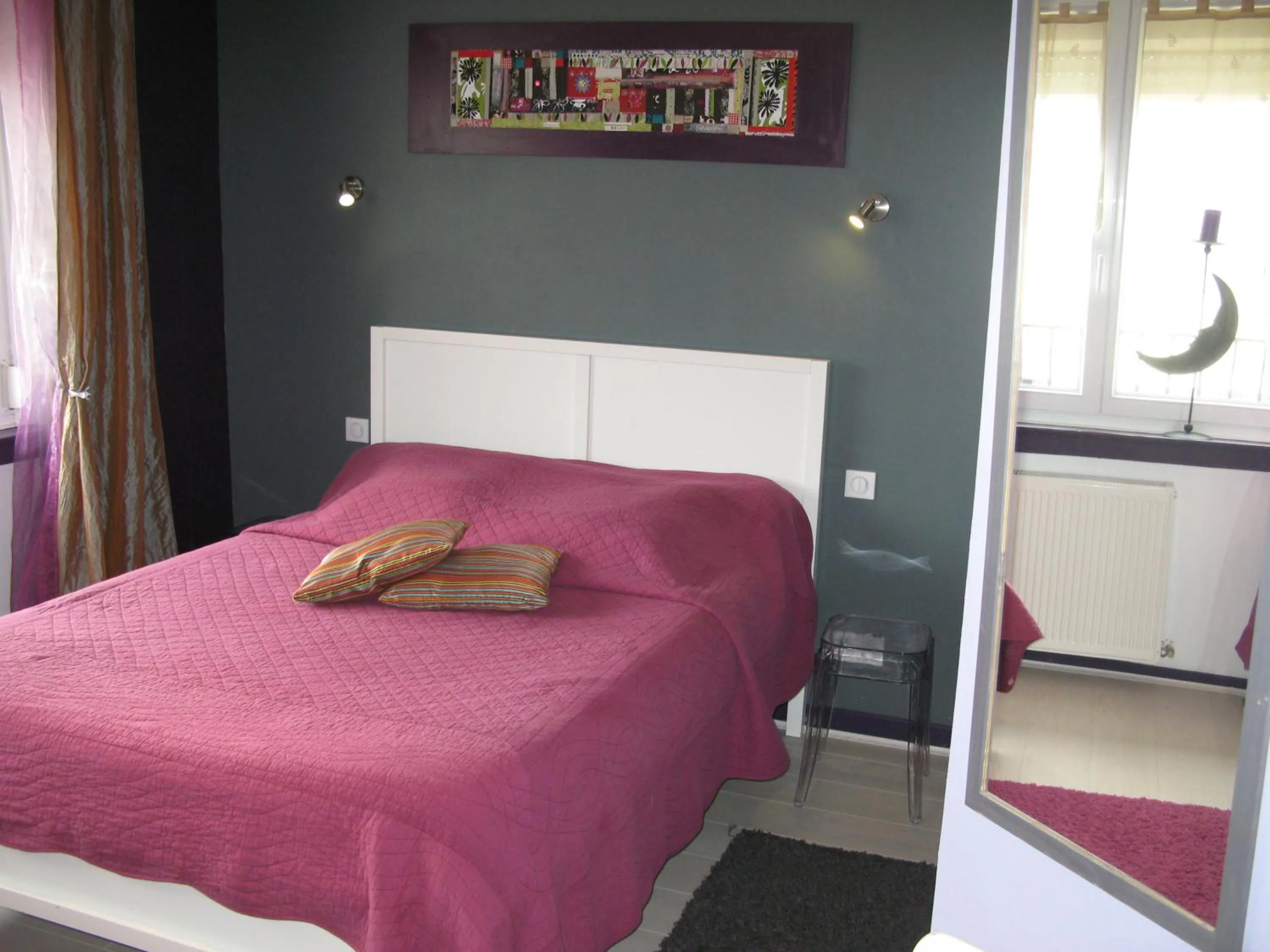 Bed in Les Chambres de l'Ile