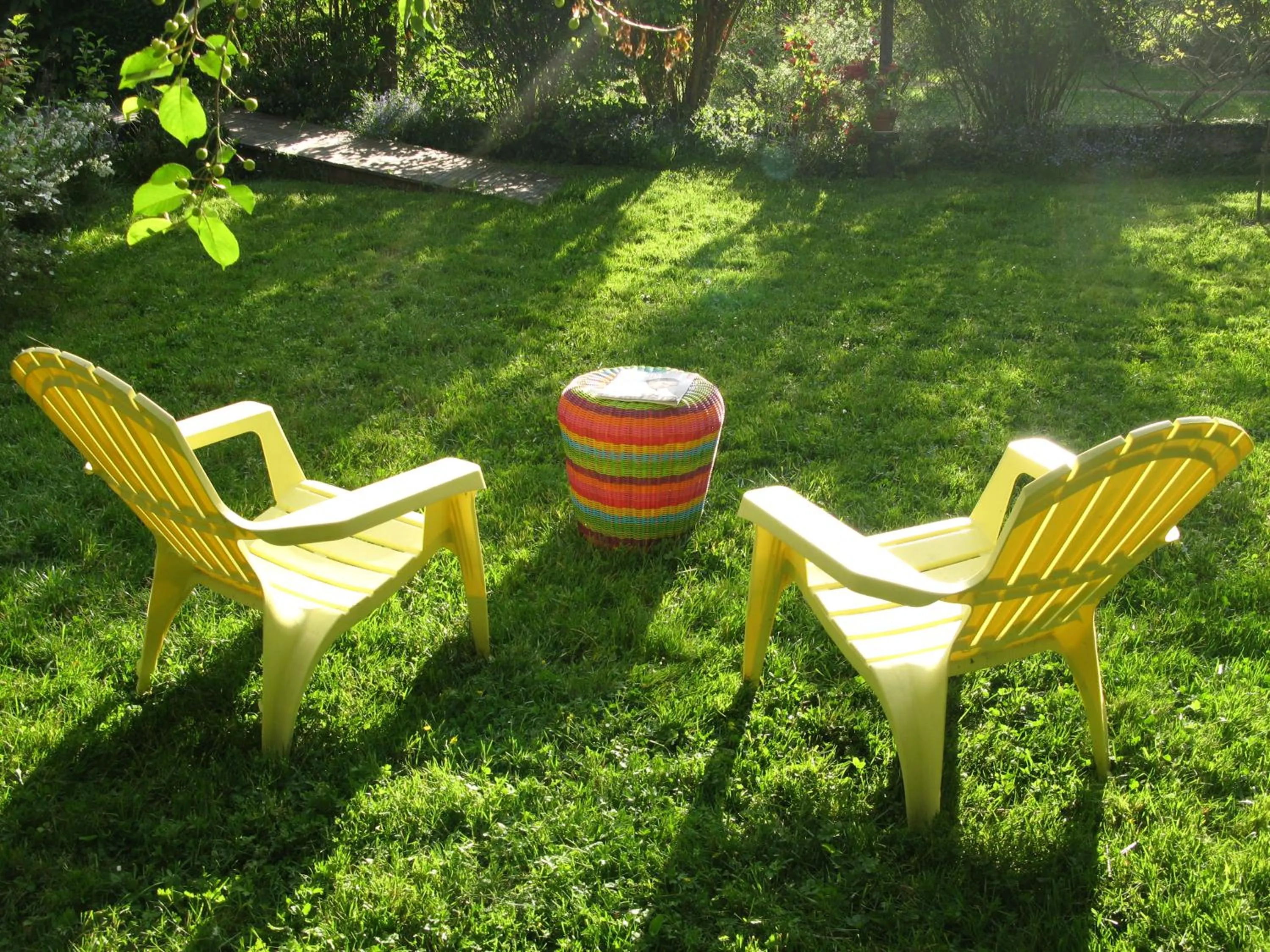 Garden in Les Chambres de l'Ile