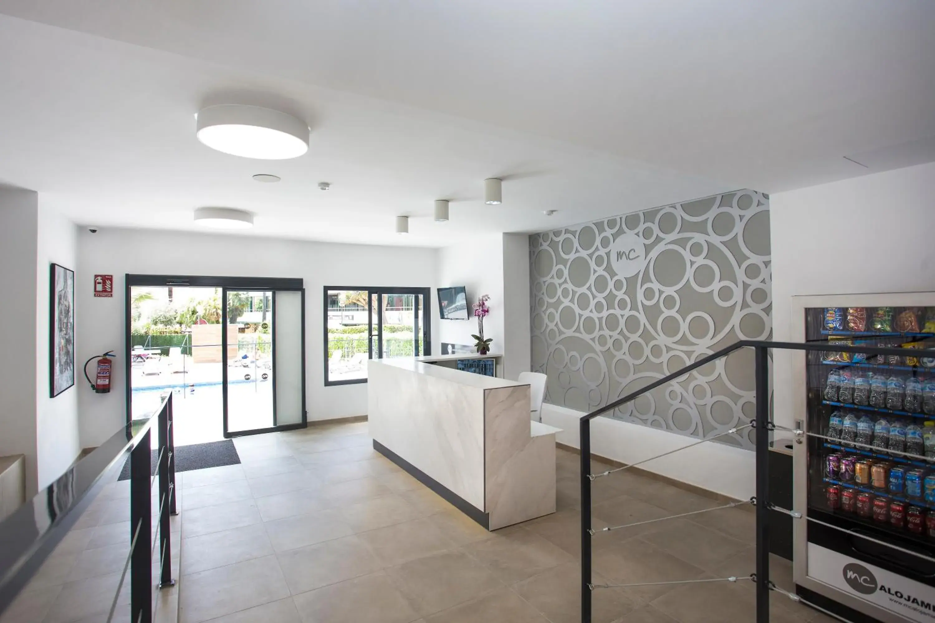 Lobby or reception in Apartamentos Maryciel By Mc Lobby or reception in Apartamentos Maryciel By Mc