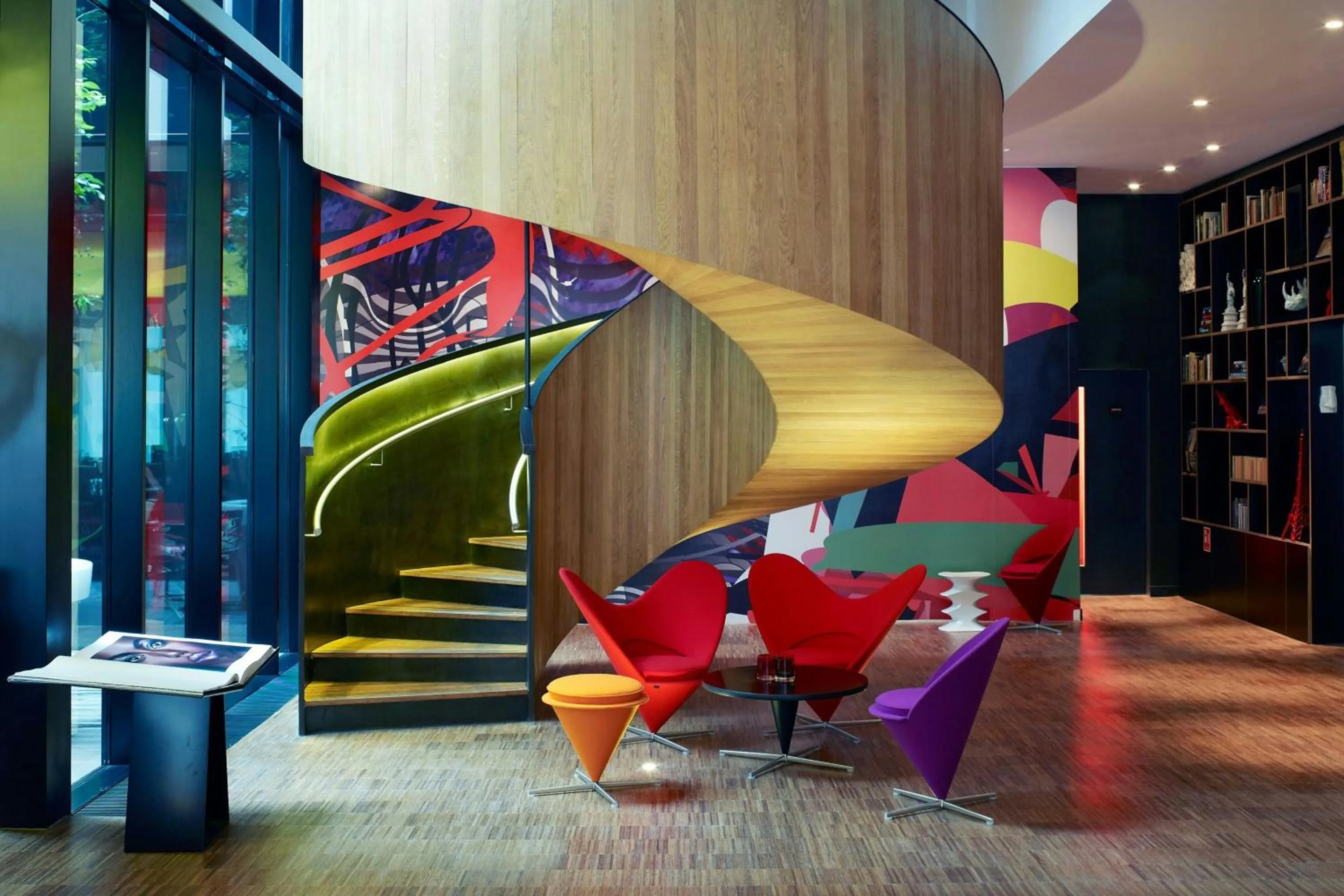 Lobby or reception in citizenM London Bankside