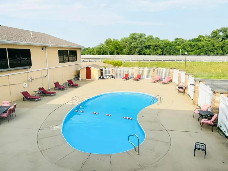 Pool view in Super 8 by Wyndham Fort Scott