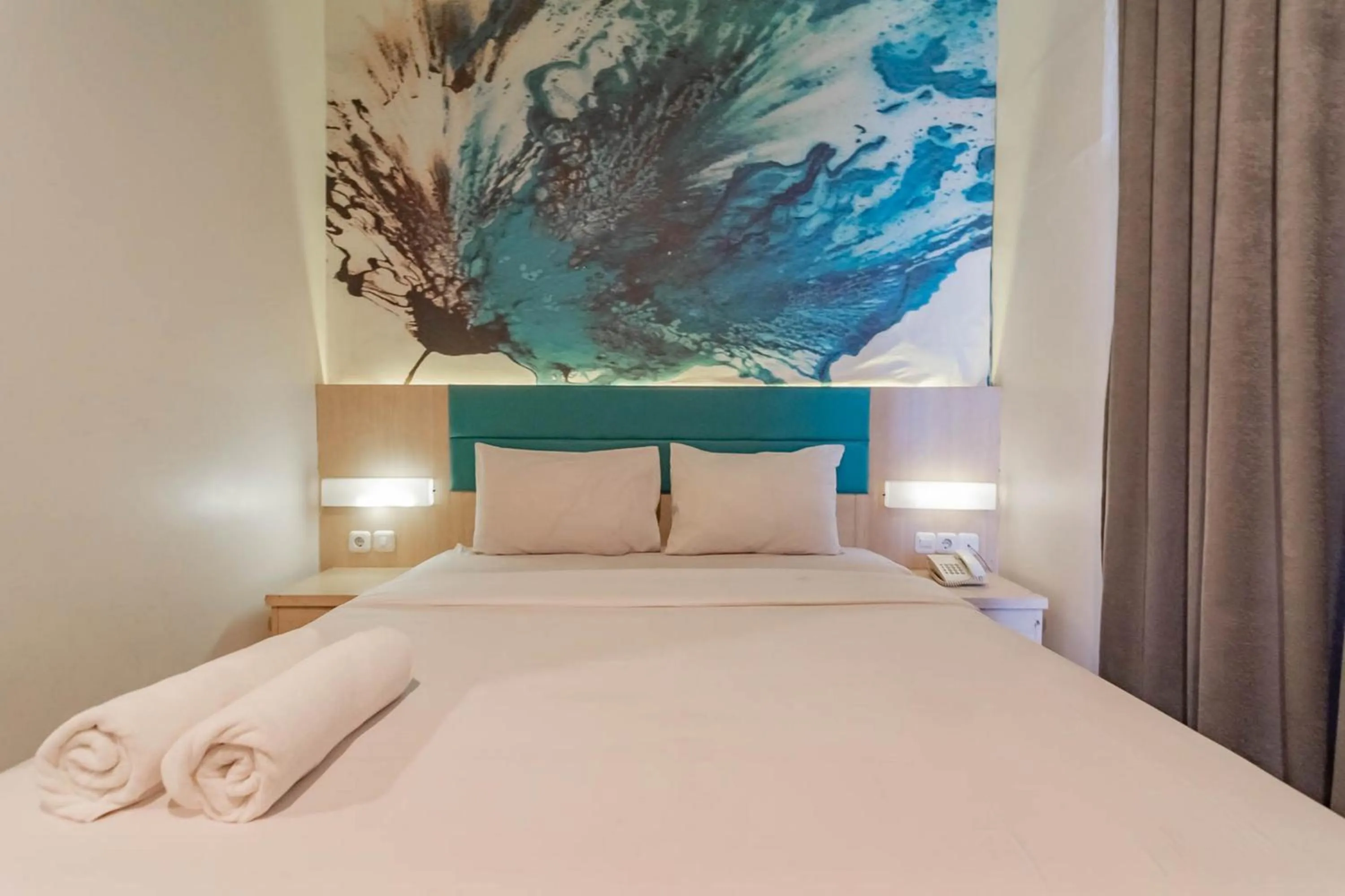 Bed in RedDoorz At Hotel Arimbi Dewi Sartika Baru