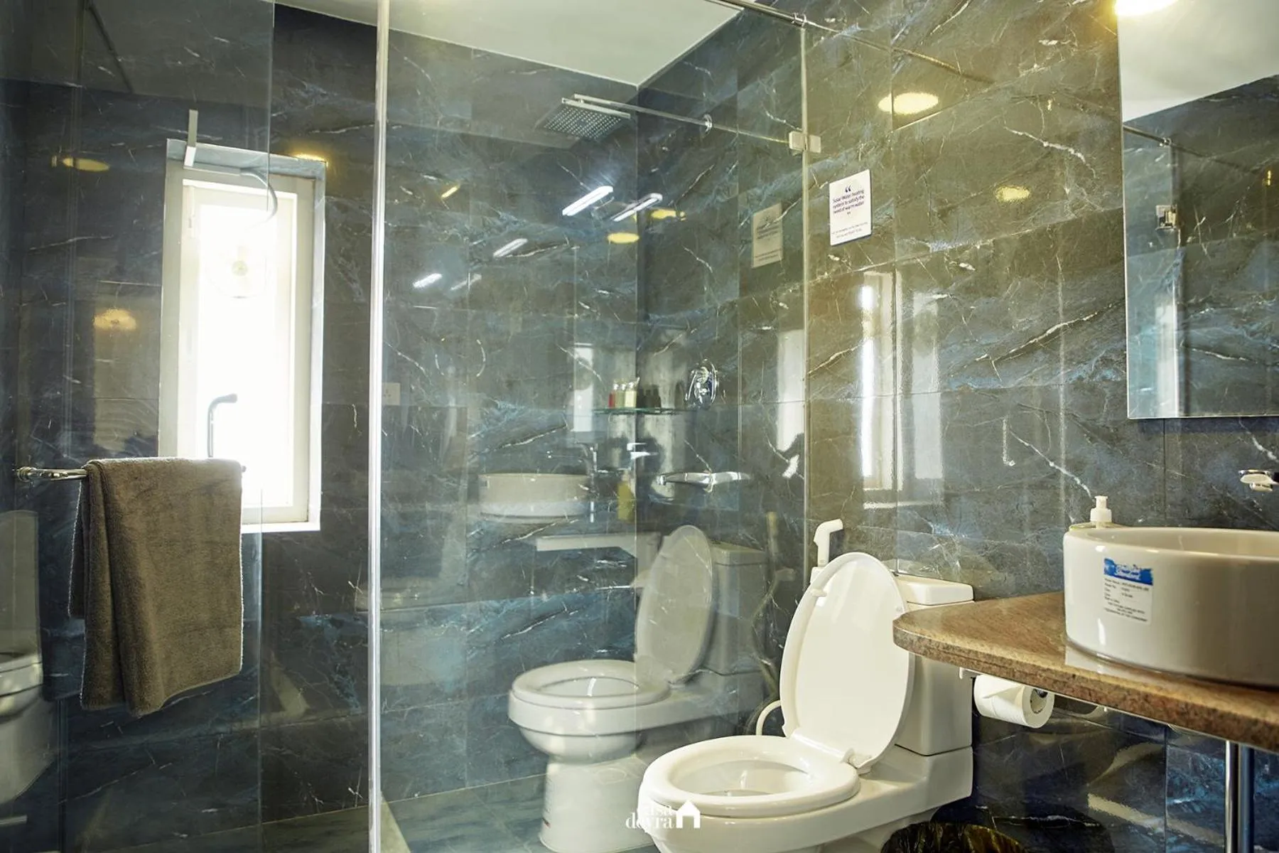 Shower in Ranikunj Boutique Hotel