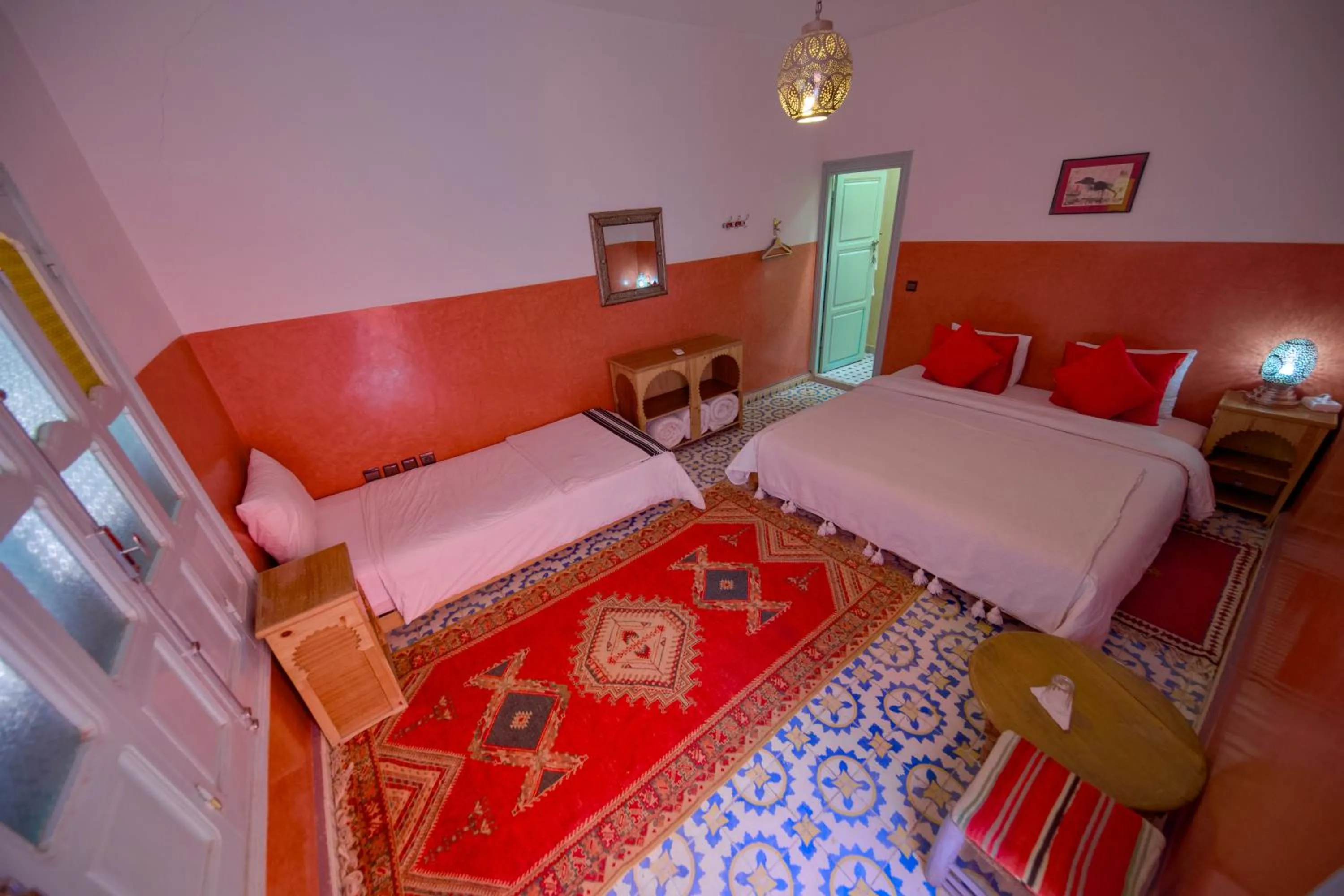 Bed in Maison d'hôtes Dar Farhana