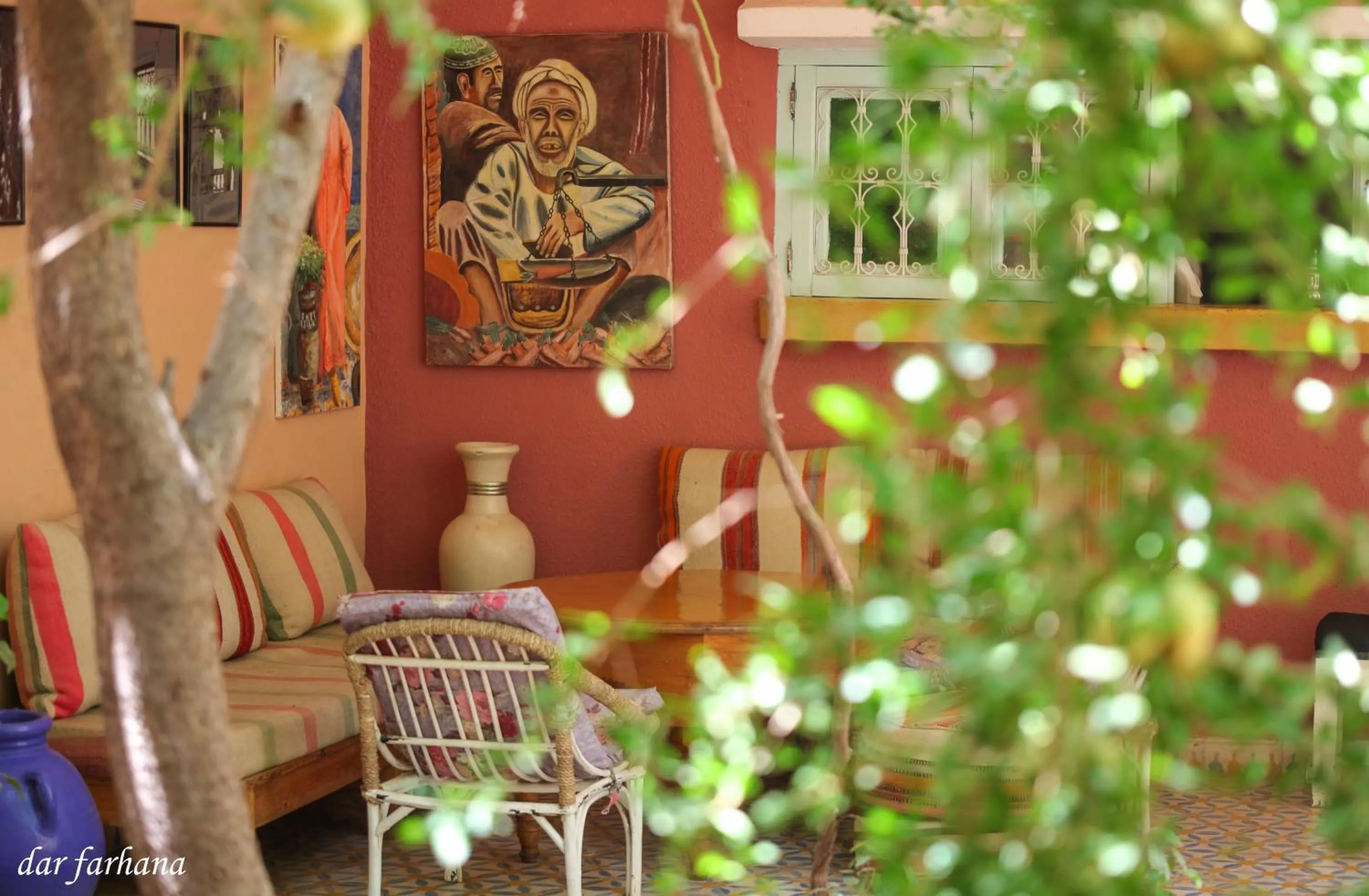 Garden in Maison d'hôtes Dar Farhana