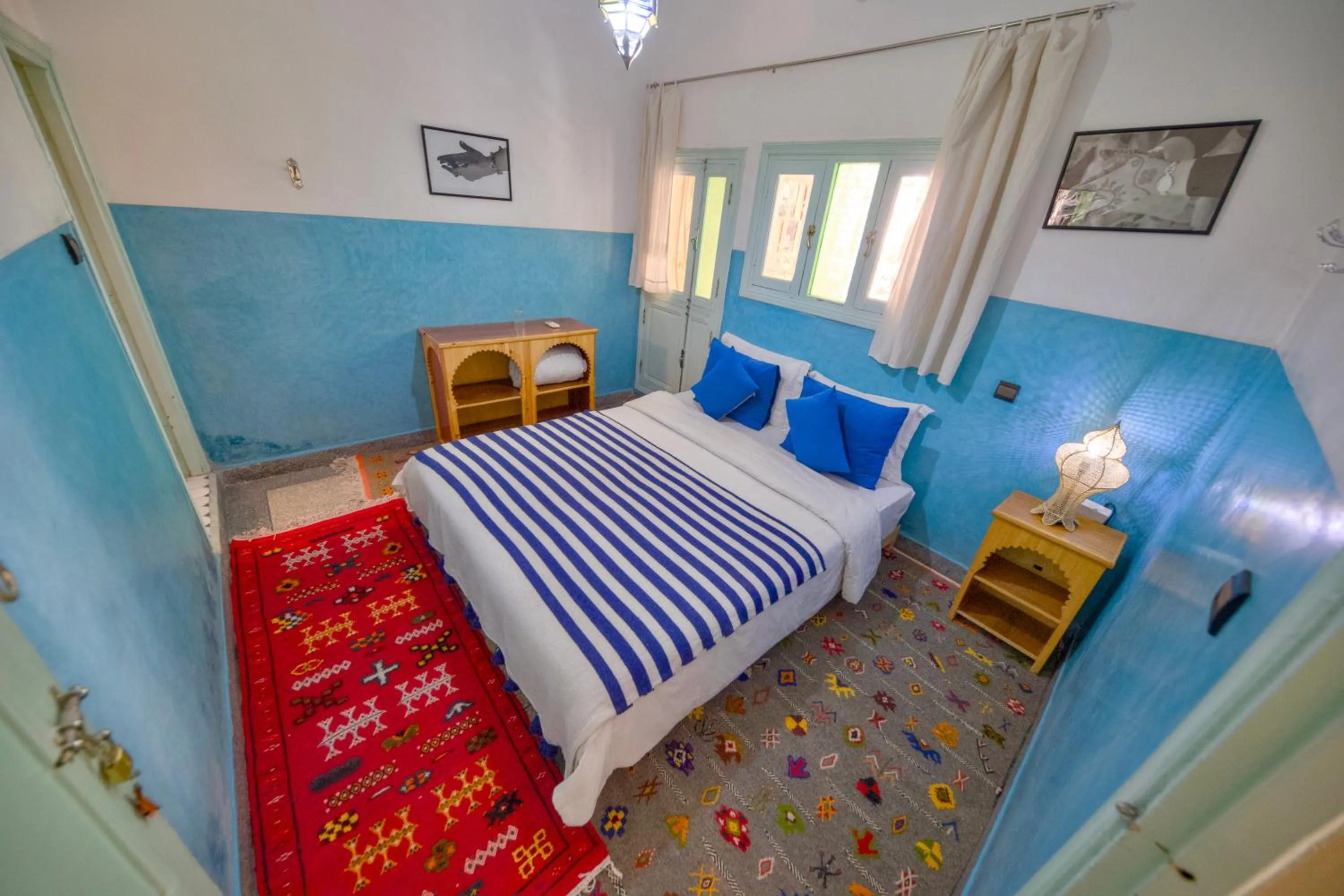 Bed in Maison d'hôtes Dar Farhana