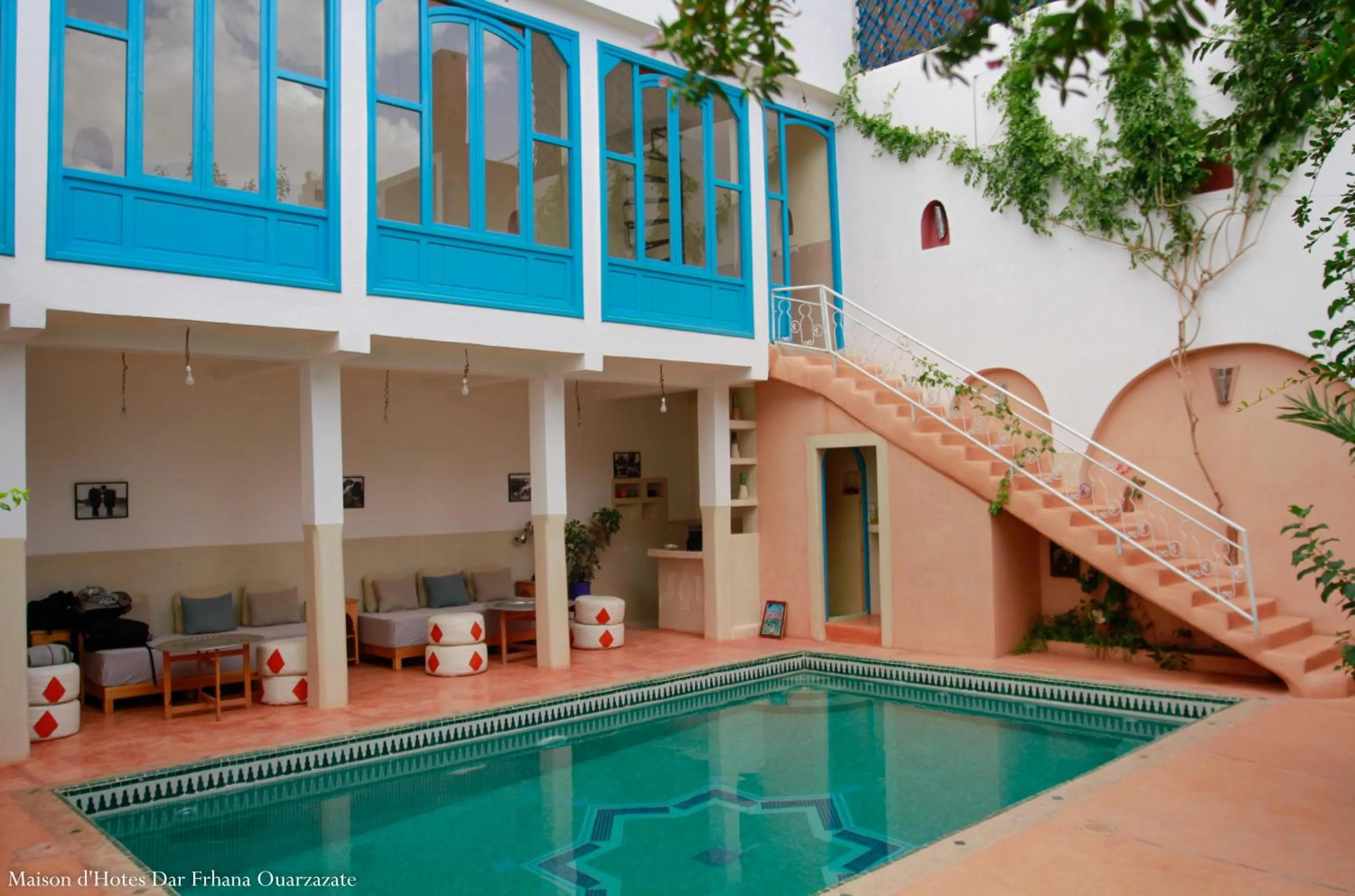Pool view in Maison d'hôtes Dar Farhana
