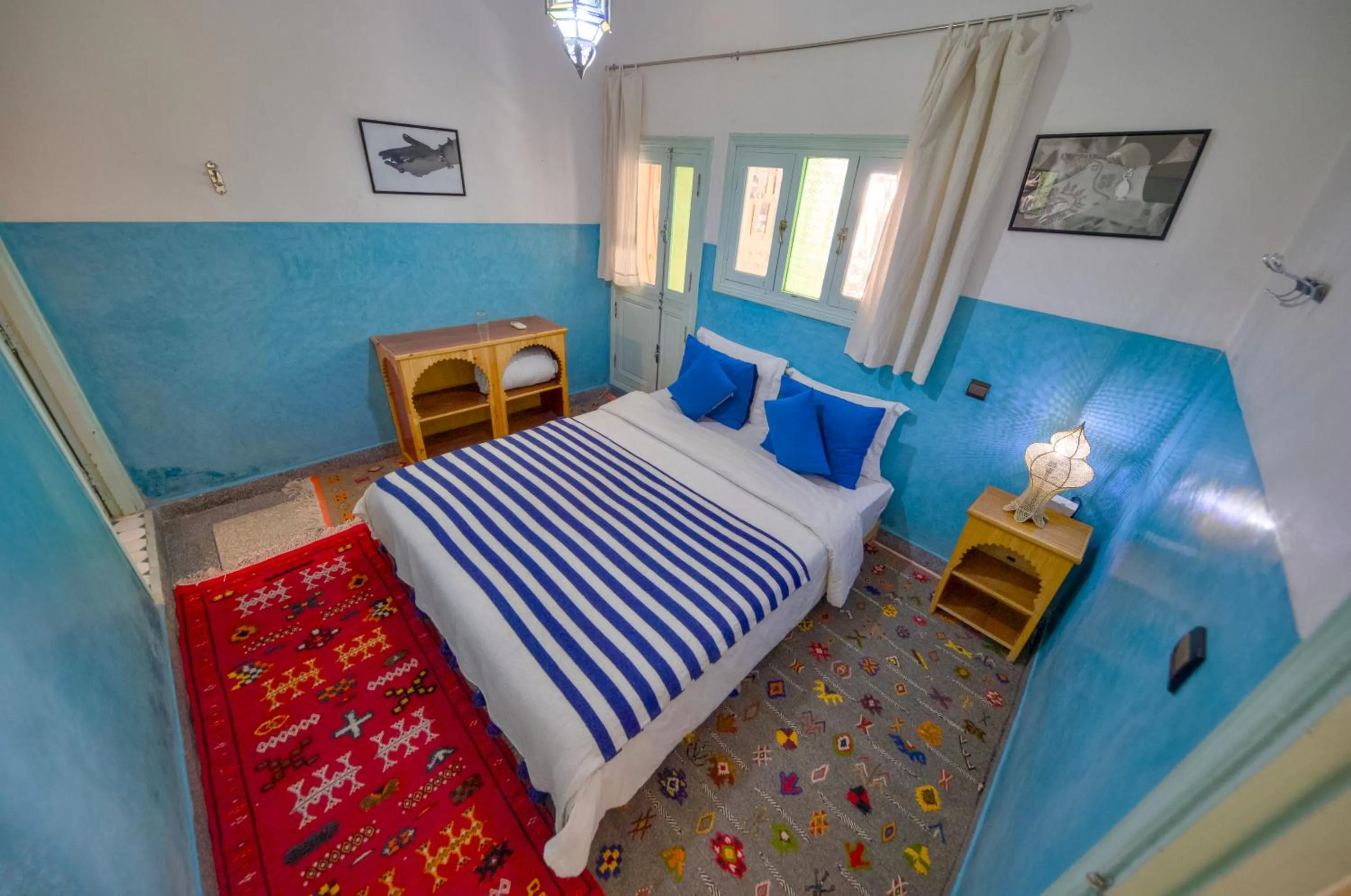 Bed in Maison d'hôtes Dar Farhana