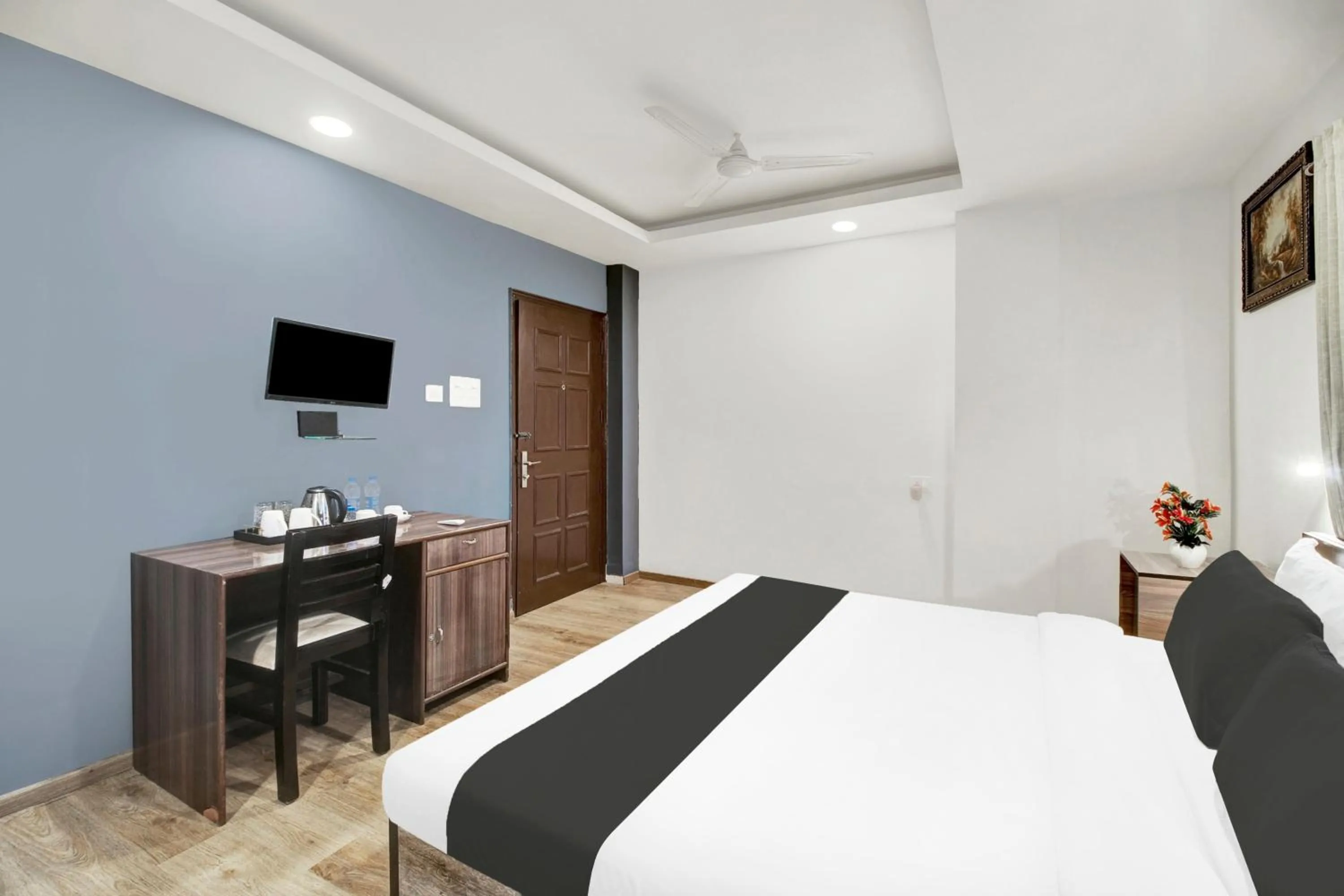 Bedroom, Bed in Townhouse Hatigaon Near Medicity Formerly Hotel Grand Majesty