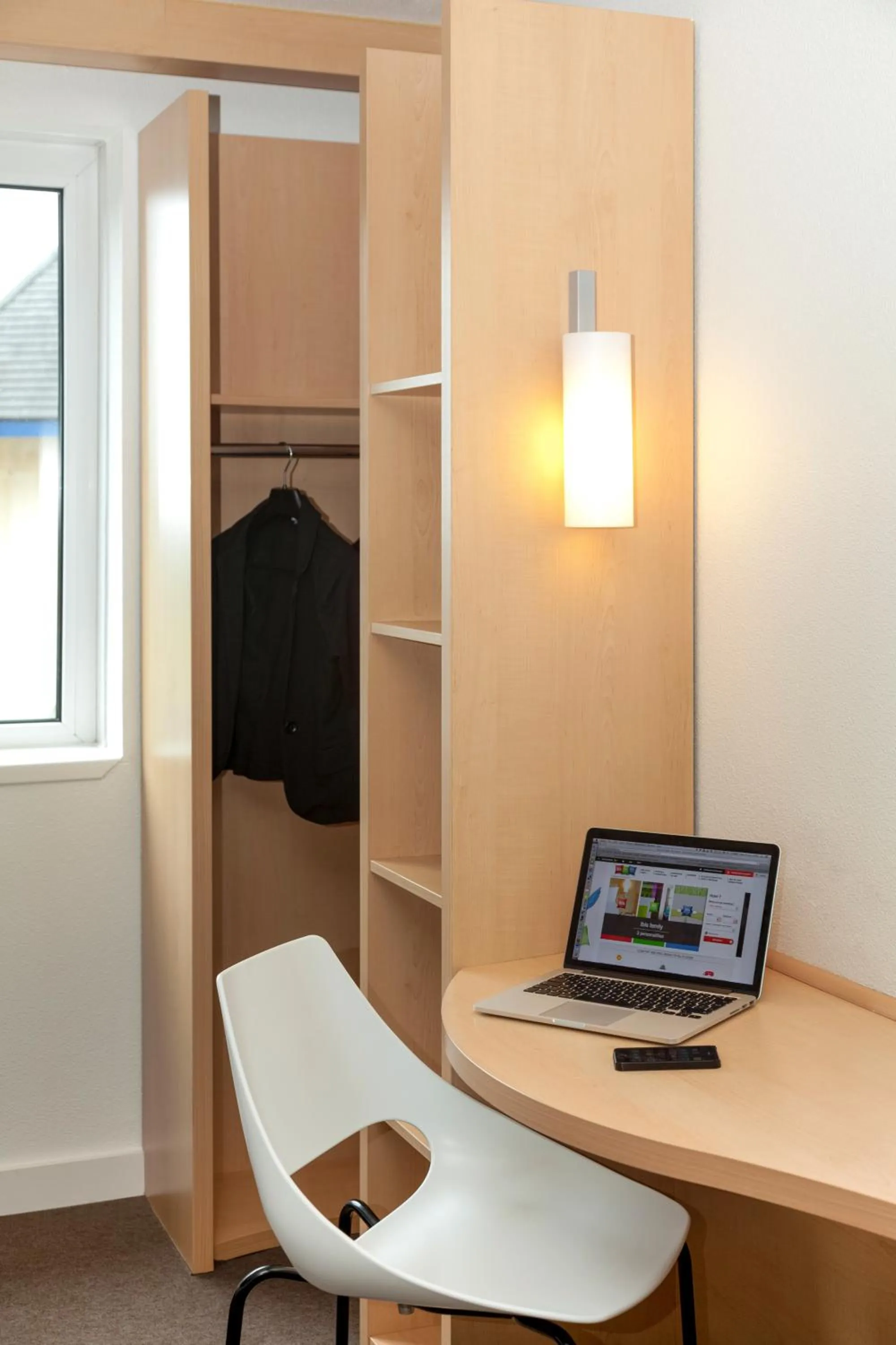 Decorative detail, TV/Entertainment Center in Ibis Dublin Hotel