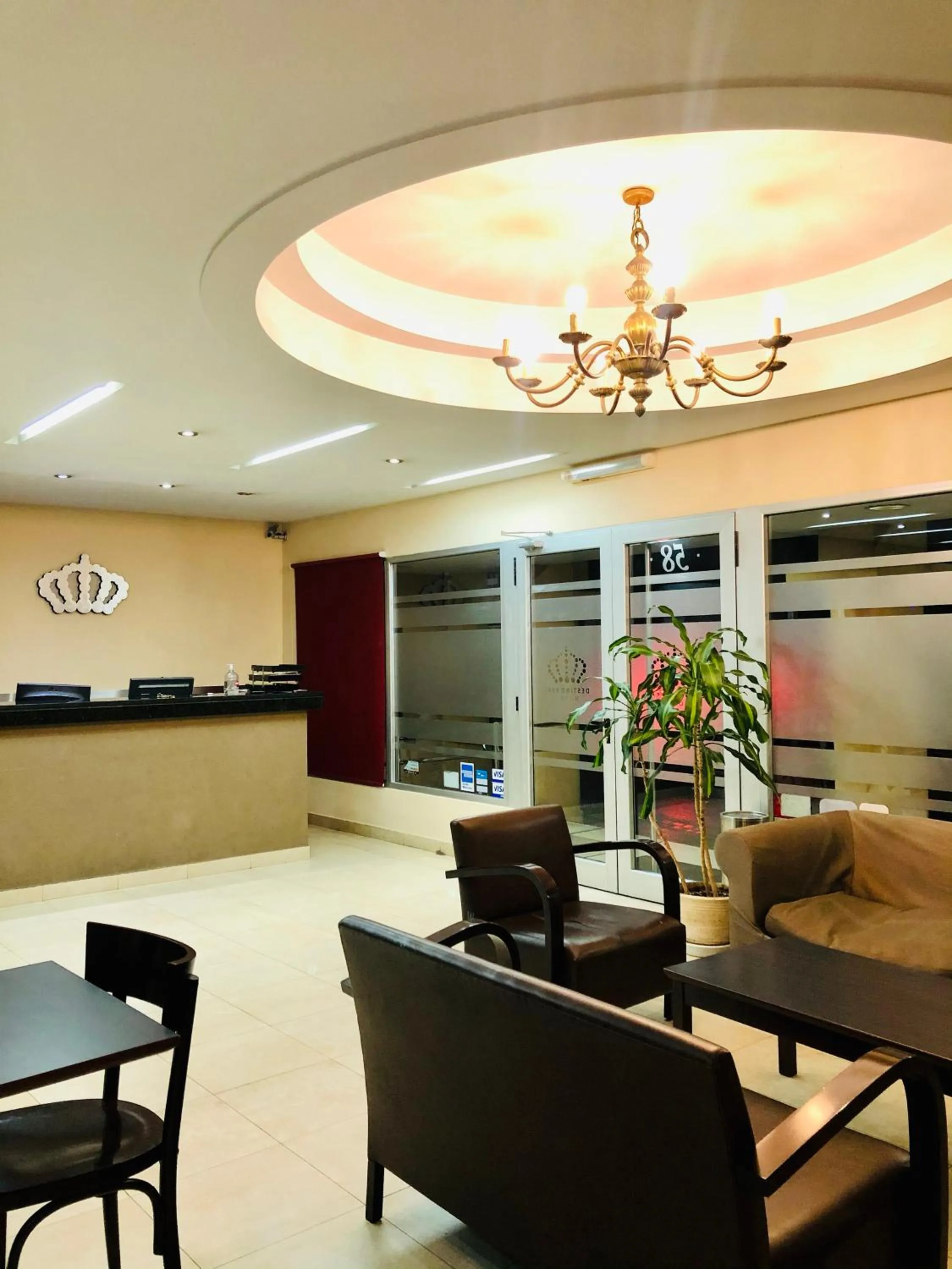 Lobby or reception in Destino Real Hotel