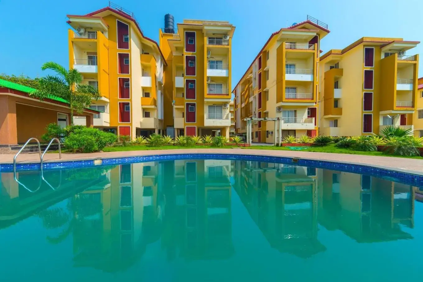 Swimming pool in FabHotel Ocean View Apartment - Dabolim Swimming pool in FabHotel Ocean View Apartment - Dabolim