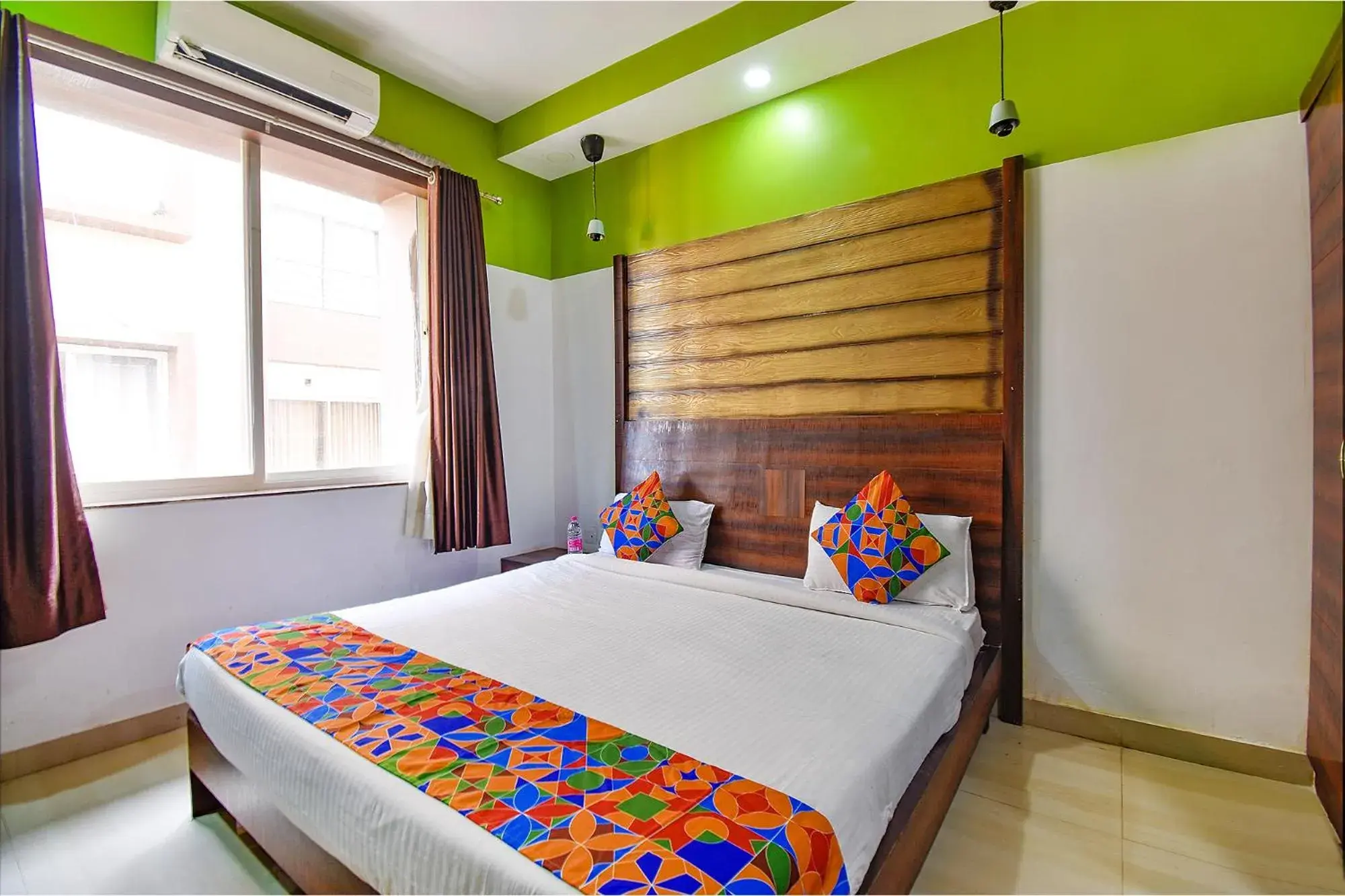 Bedroom, Bed in FabHotel Ocean View Apartment - Dabolim Bedroom, Bed in FabHotel Ocean View Apartment - Dabolim