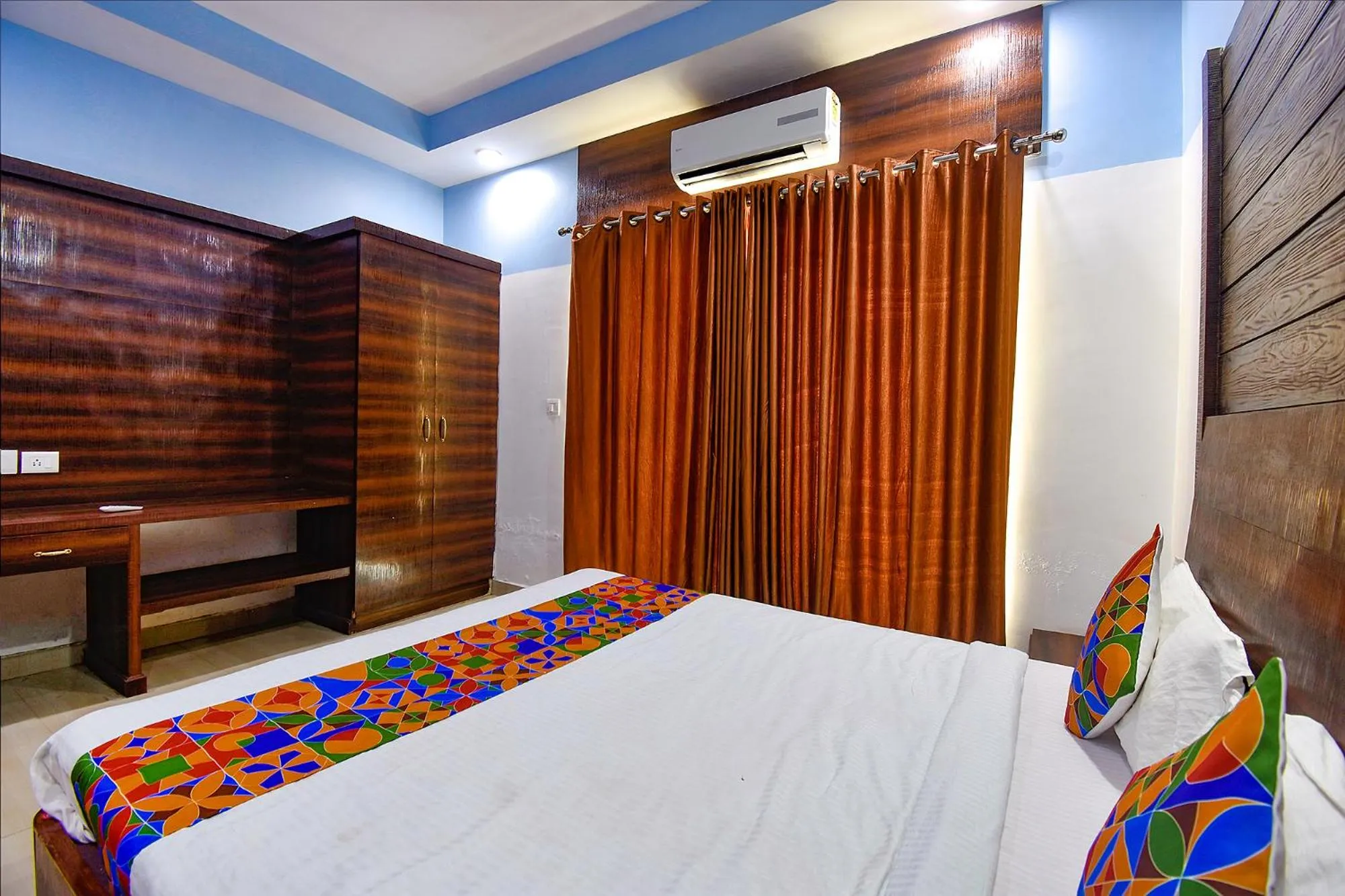 Bed in FabHotel Ocean View Apartment - Dabolim