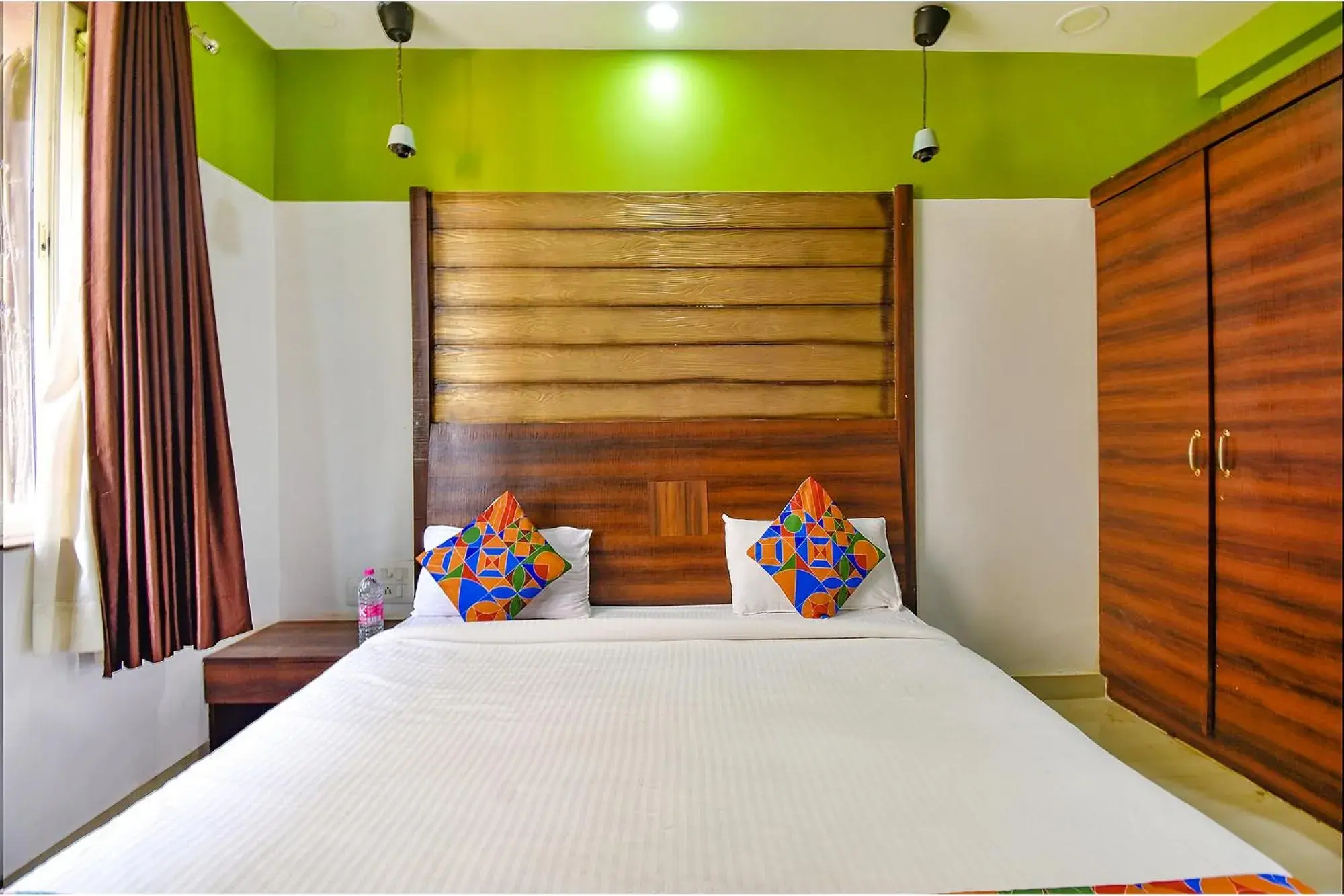 Bed in FabHotel Ocean View Apartment - Dabolim Bed in FabHotel Ocean View Apartment - Dabolim